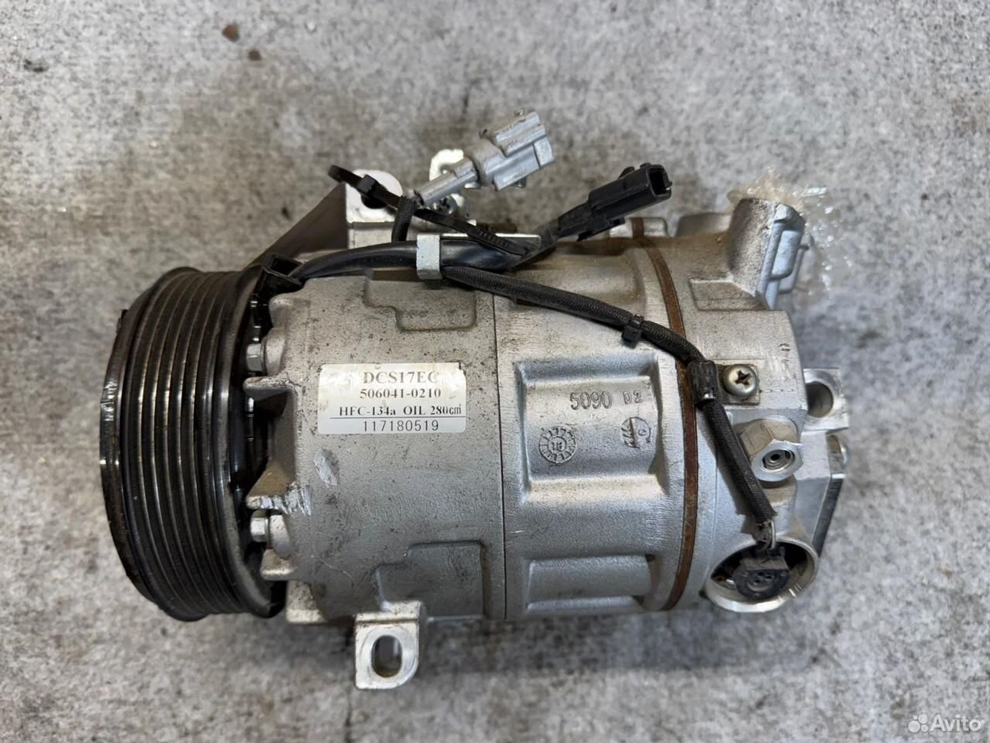 Компрессор кондиционера Nissan qashqai j10, 8500 рублей, Семиозерка