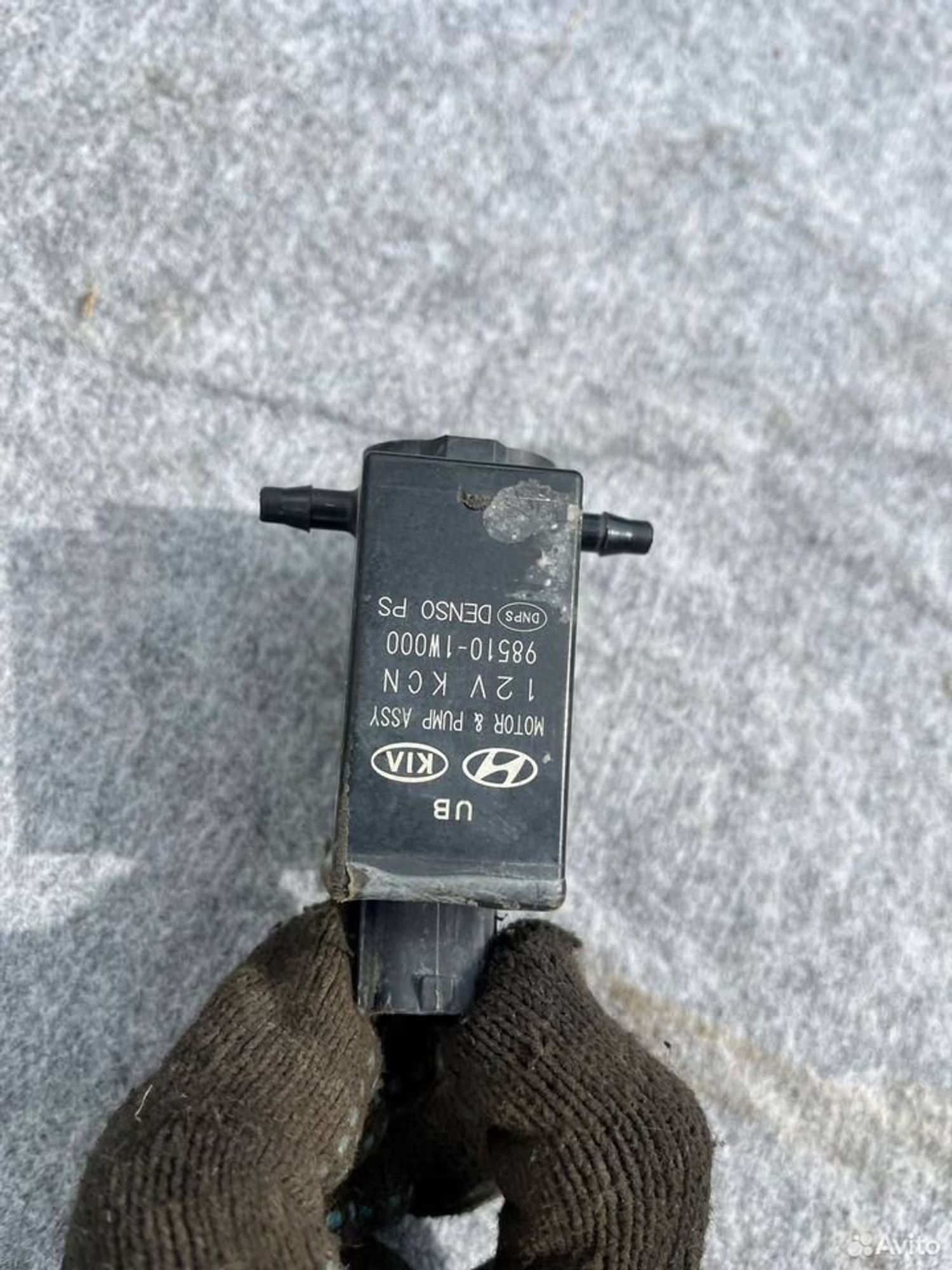 Насос омывателя Hyundai Solaris 1, 1050 рублей, Семиозерка