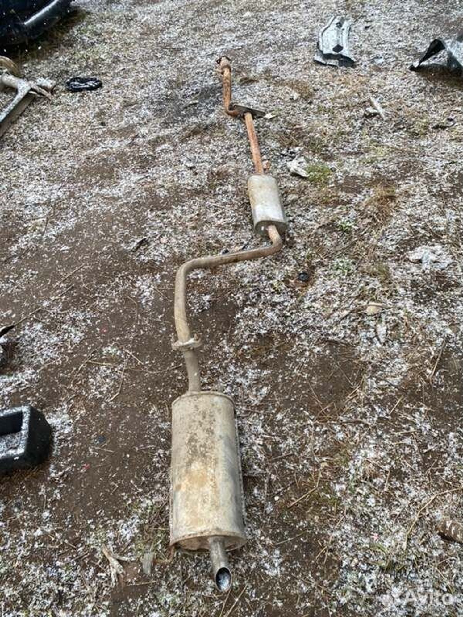 Глушитель в сборе Hyundai Getz хетчбек 5 дв. G4EE, 5000 рублей, Семиозерка