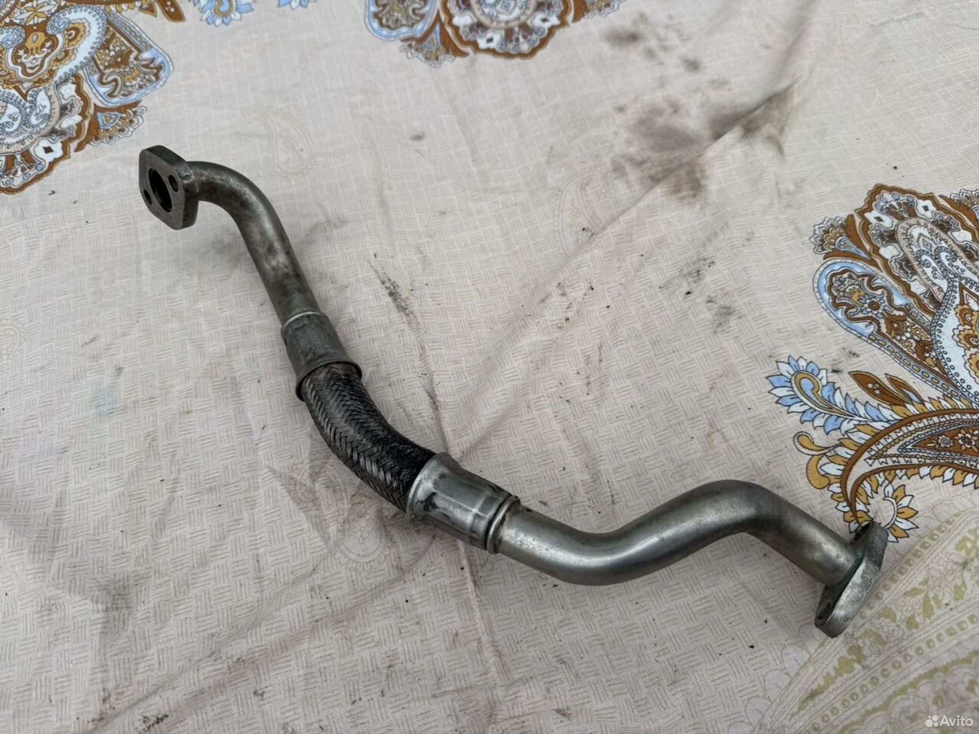 Трубка слива масла с турбины Audi A4 B6 B7, 2000 рублей, Семиозерка