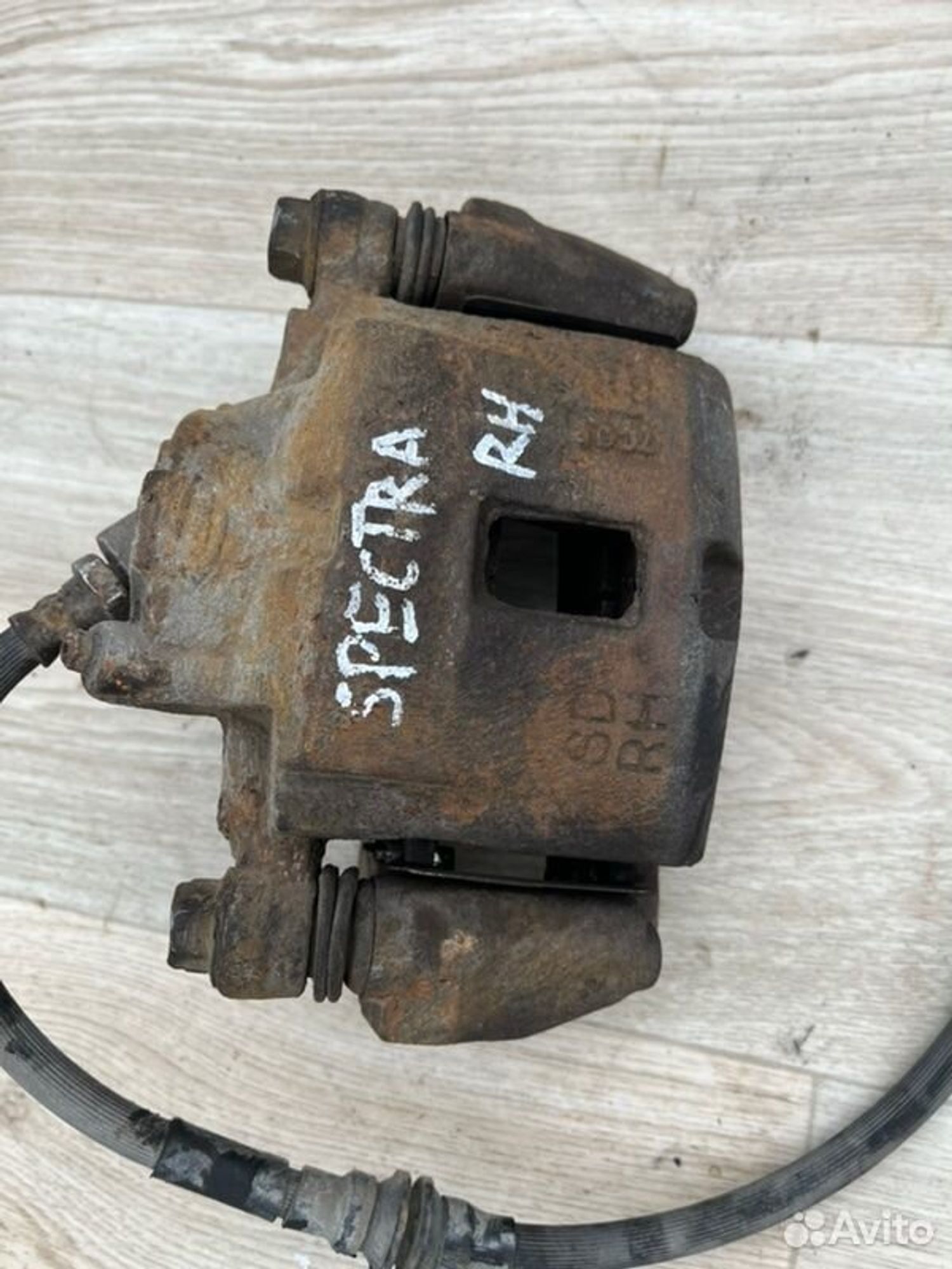 Суппорт тормозной передний правый Kia Spectra SD, 2500 рублей, Семиозерка