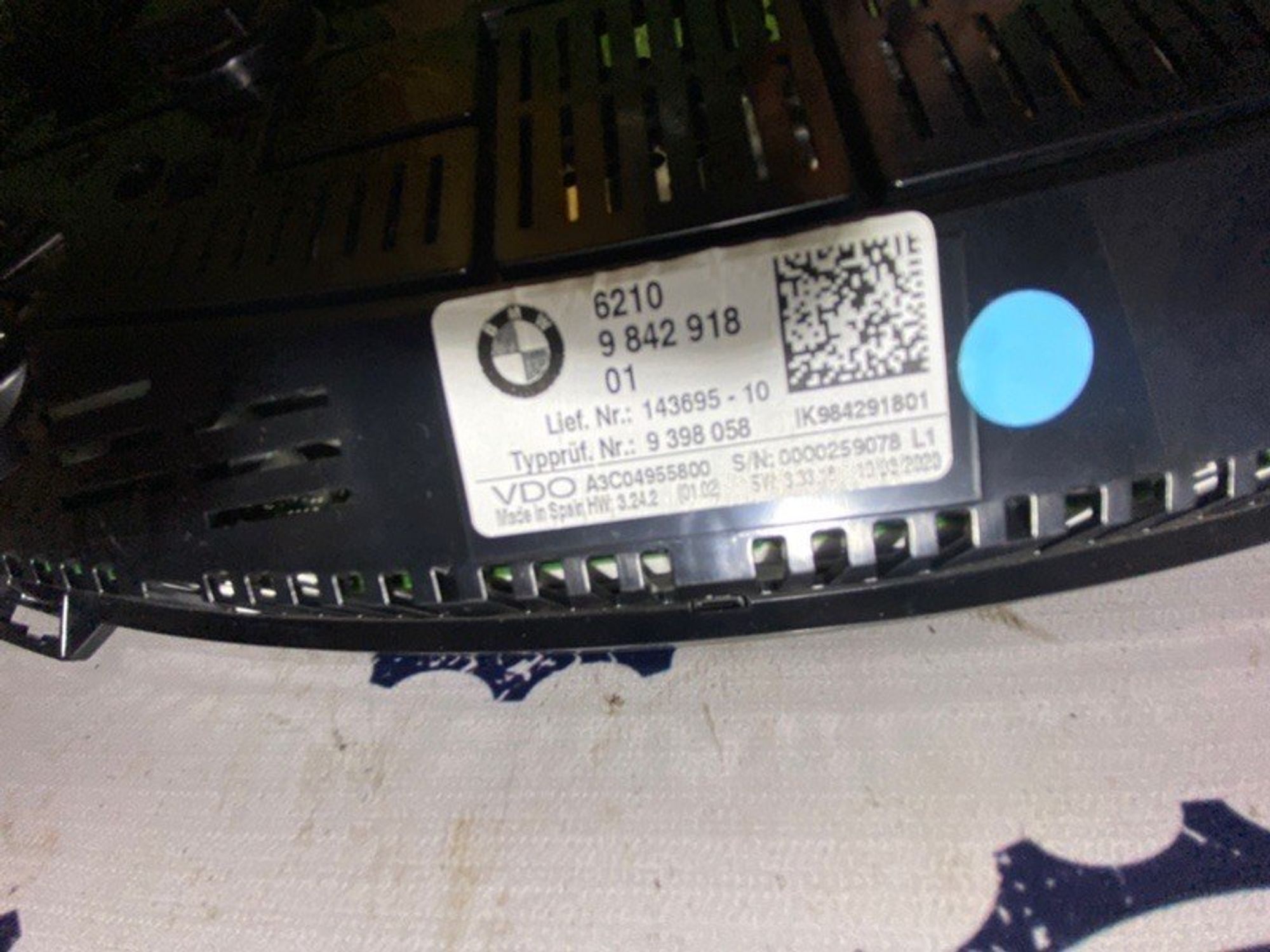 Панель приборов bmw 5 Series 2020 62109842918 G30 B47D20, 4000 рублей, Сосновоборск