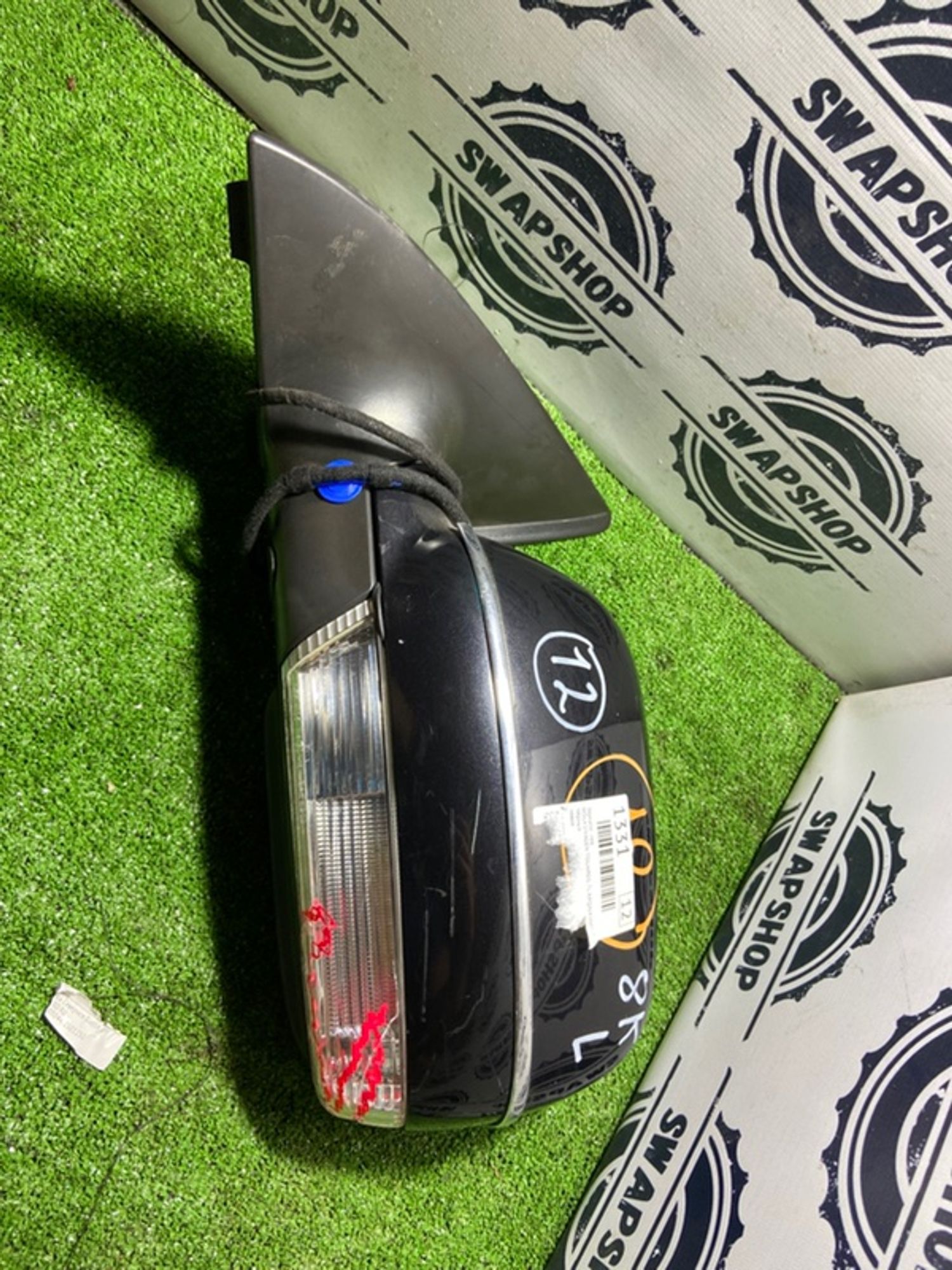 Зеркало заднего вида боковое VolksWagen Touareg 2007 7L6857507FB 7LA BAR, левое, 10000 рублей, Сосновоборск