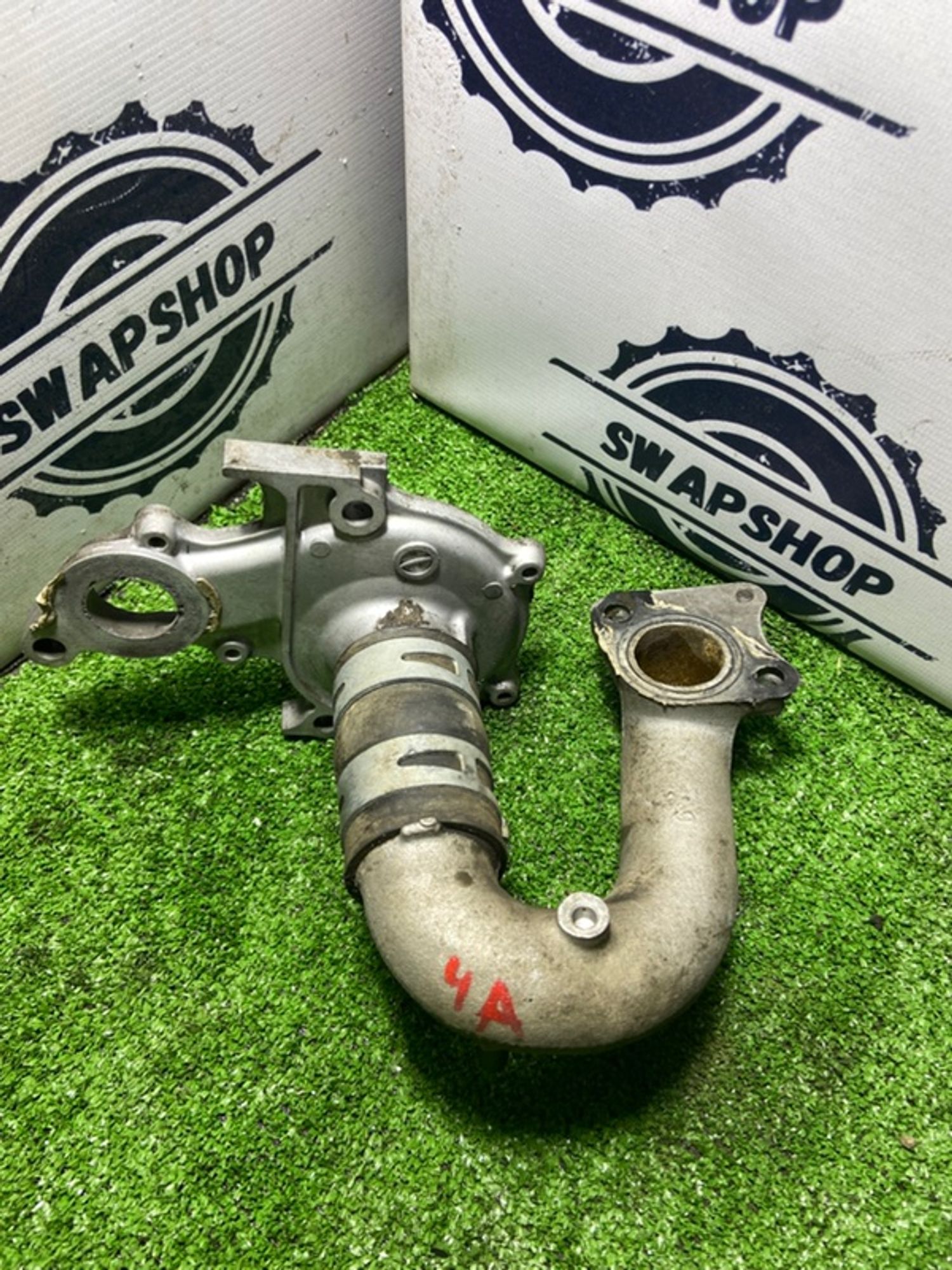 Корпус помпы Toyota sprinter 1994 1611019145 AE100 4A-FE, 600 рублей, Сосновоборск
