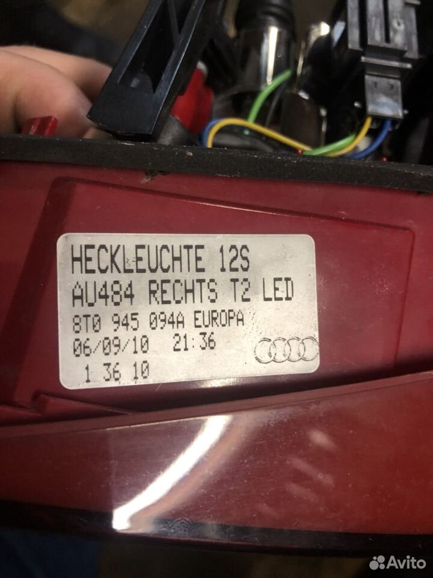 Фонарь задний правый внутренний Audi A5 sportback, 5000 рублей, Москва