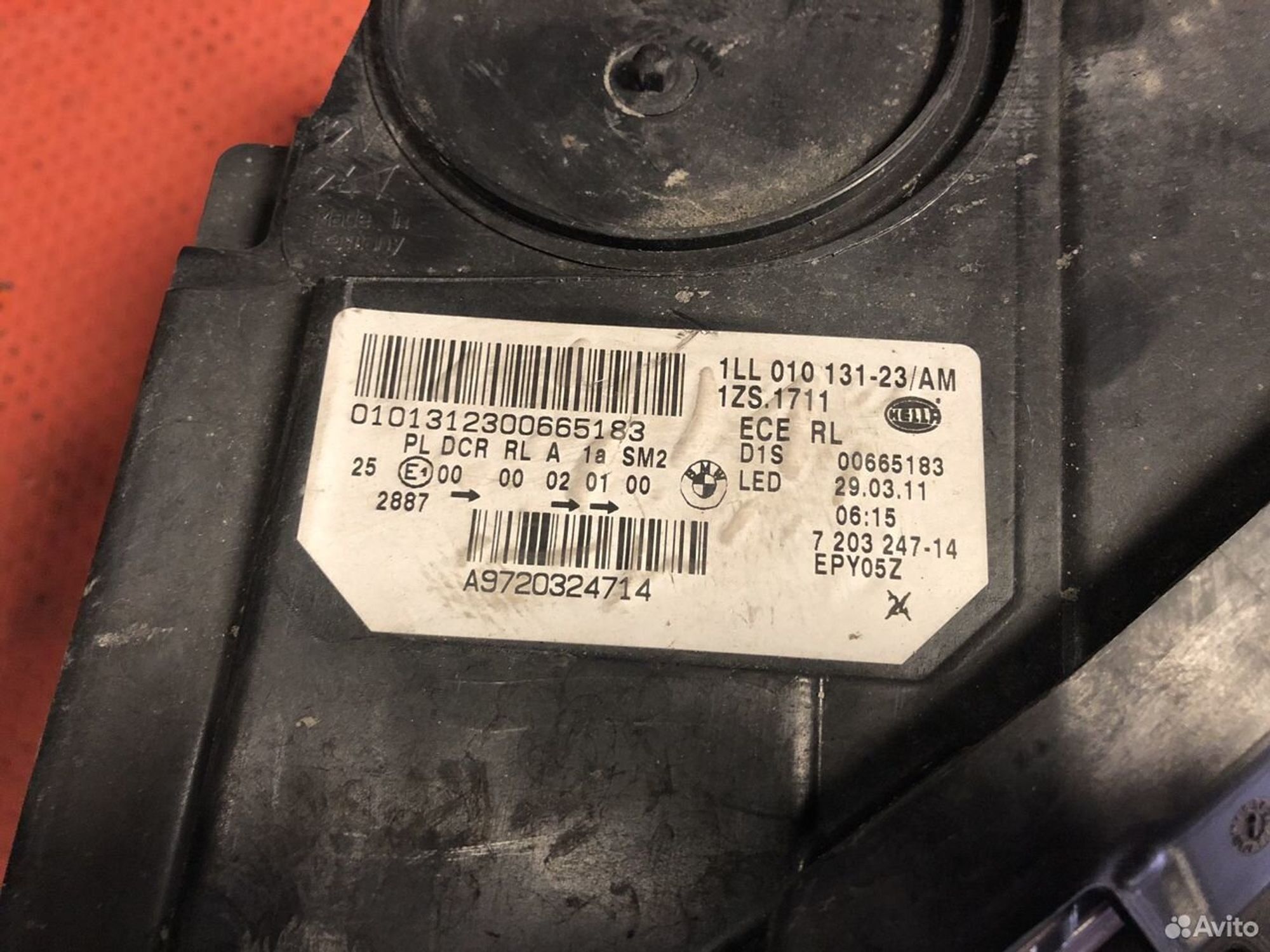 Фара левая правая BMW 5 серия F10/F11/F07 2011, 37000 рублей, Москва