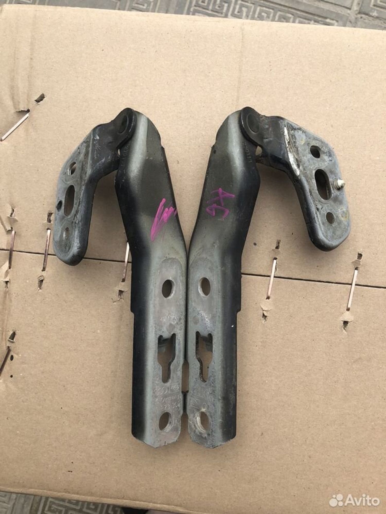 Петли капота комплект Audi A6 C6 4F комплект, 1500 рублей, Москва