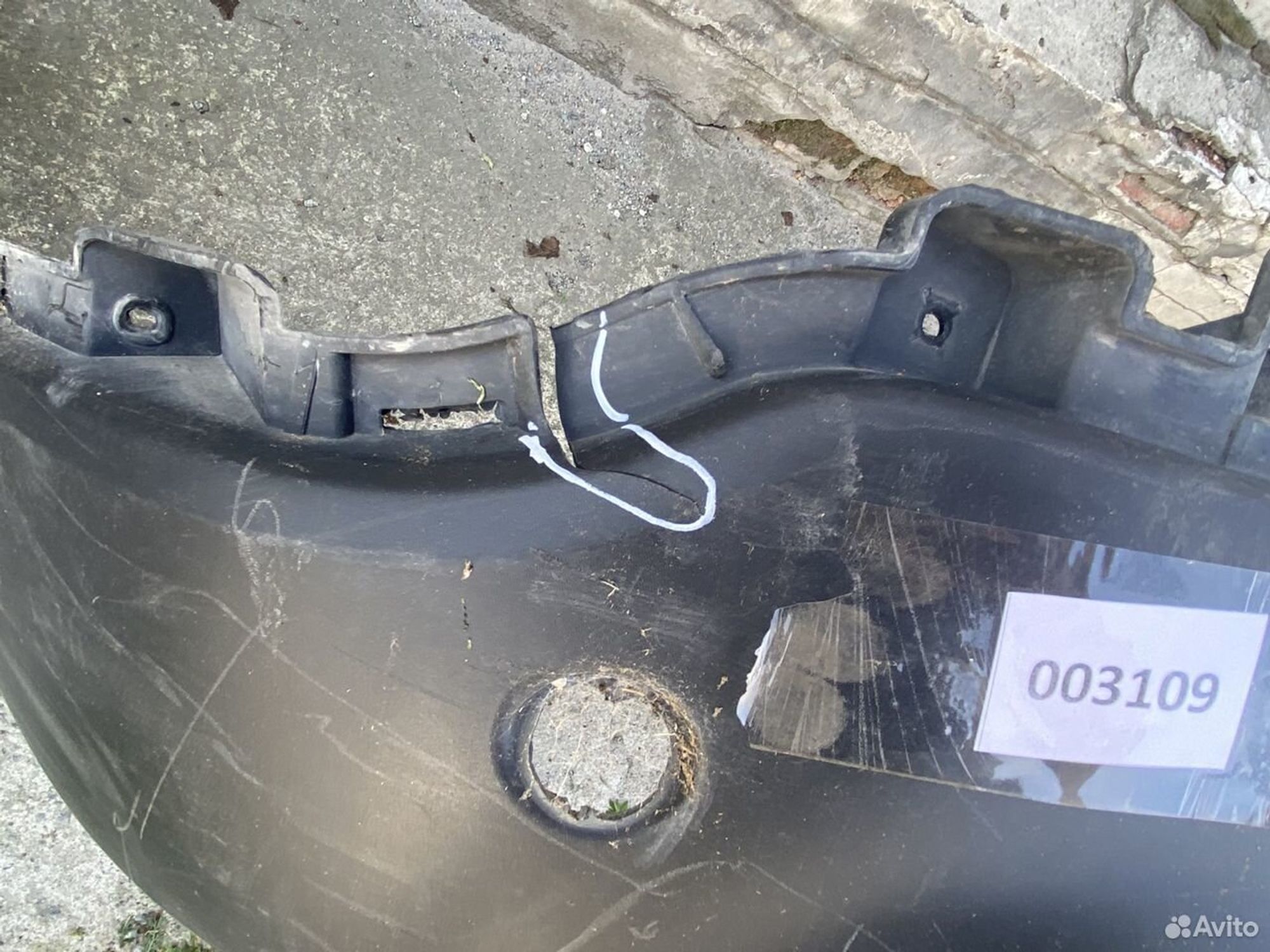 Юбка заднего бампера Лада Веста SW Cross, 1500 рублей, Челябинск