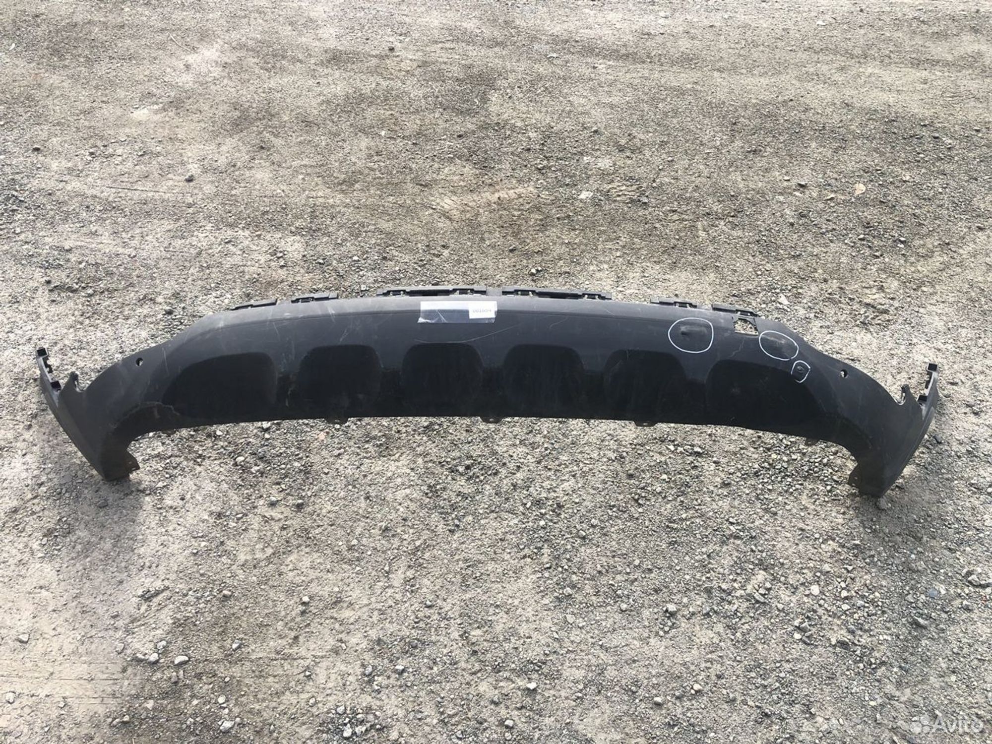 Спойлер юбка заднего бампера Киа Спортейдж 4 QL, 1000 рублей, Челябинск