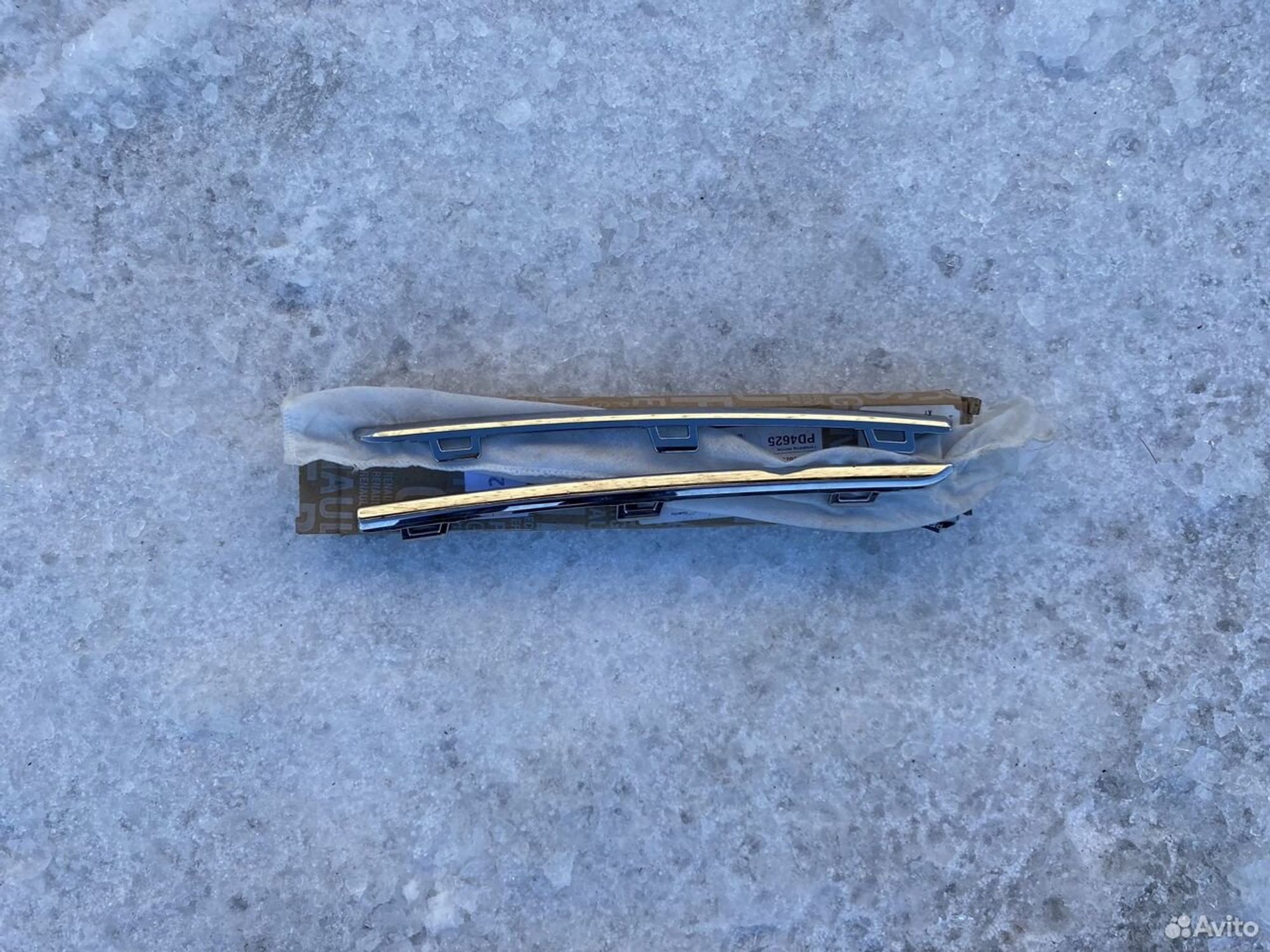 Хром накладки решётки радиатора Рено Логан 2 18, 3000 рублей, Челябинск