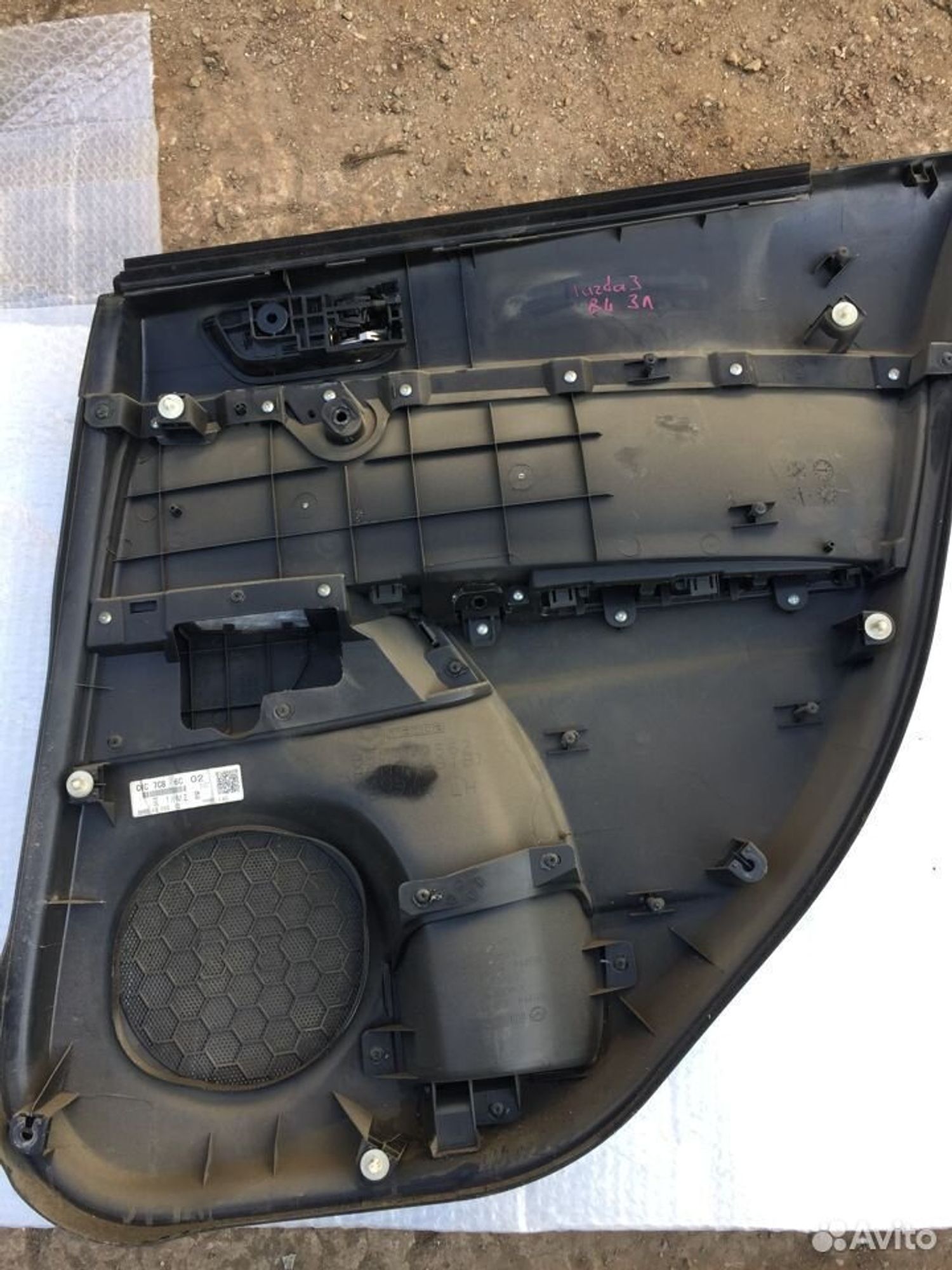 Обшивка задней левой двери Мазда 3 BL седан, 1500 рублей, Челябинск