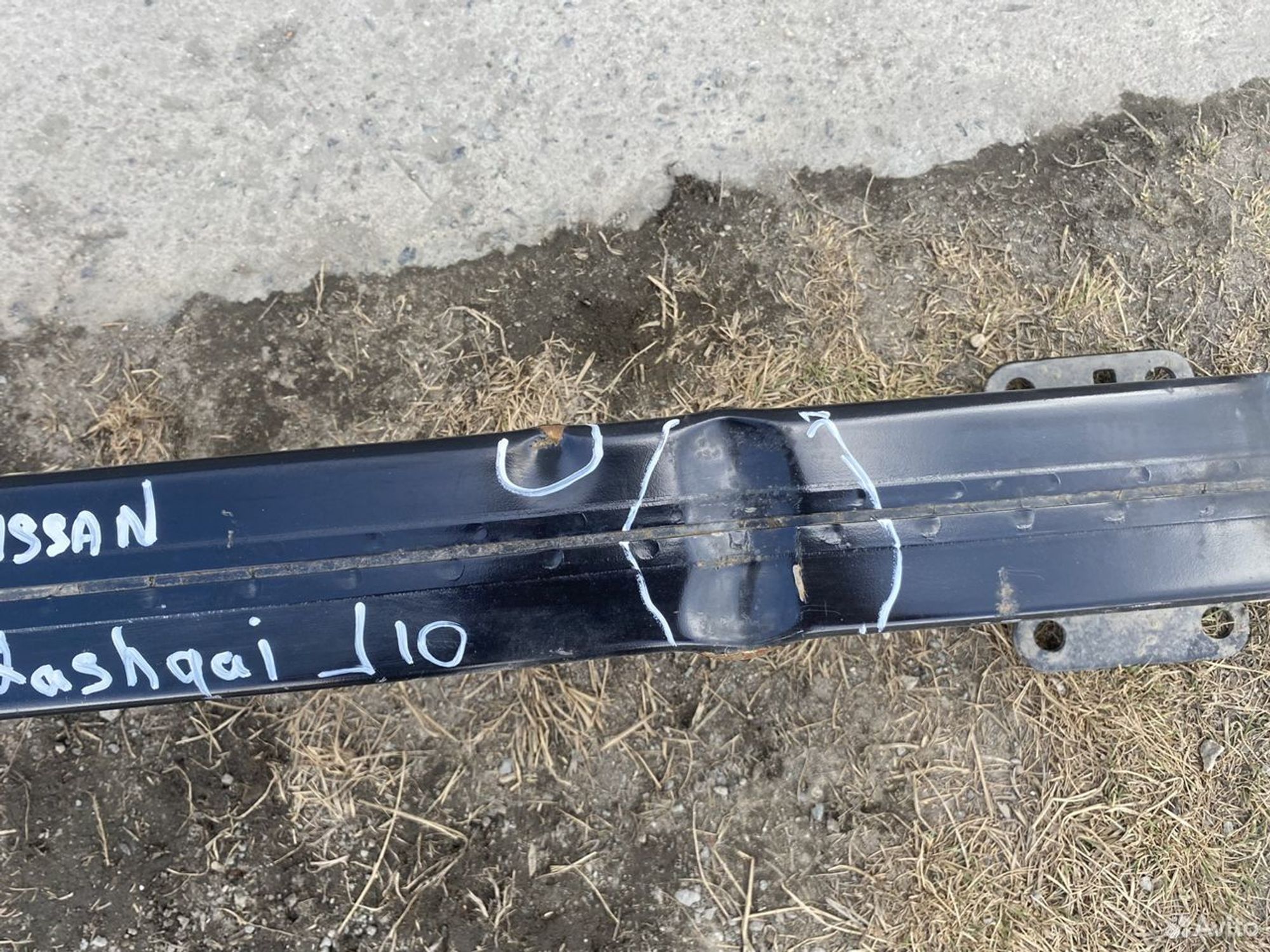 Усилитель переднего бампера Ниссан Кашкай 2006-13, 3500 рублей, Челябинск