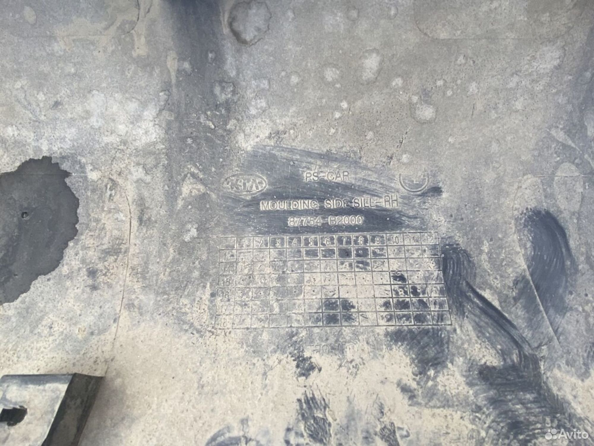 Накладка на порог наружная правая Киа Соул 2, 2000 рублей, Челябинск