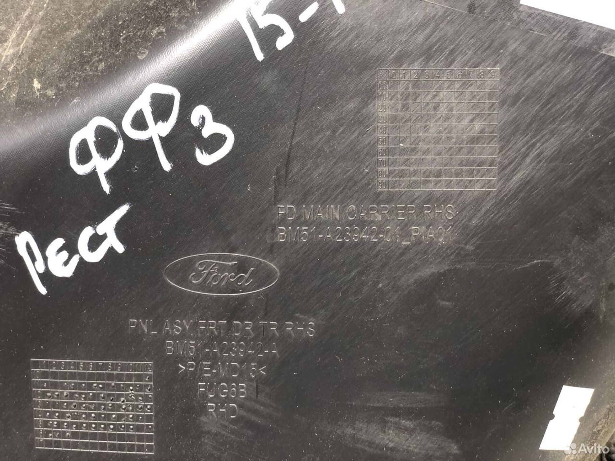 Обшивка двери передняя правая Форд Фокус 3 15-19, 3000 рублей, Челябинск