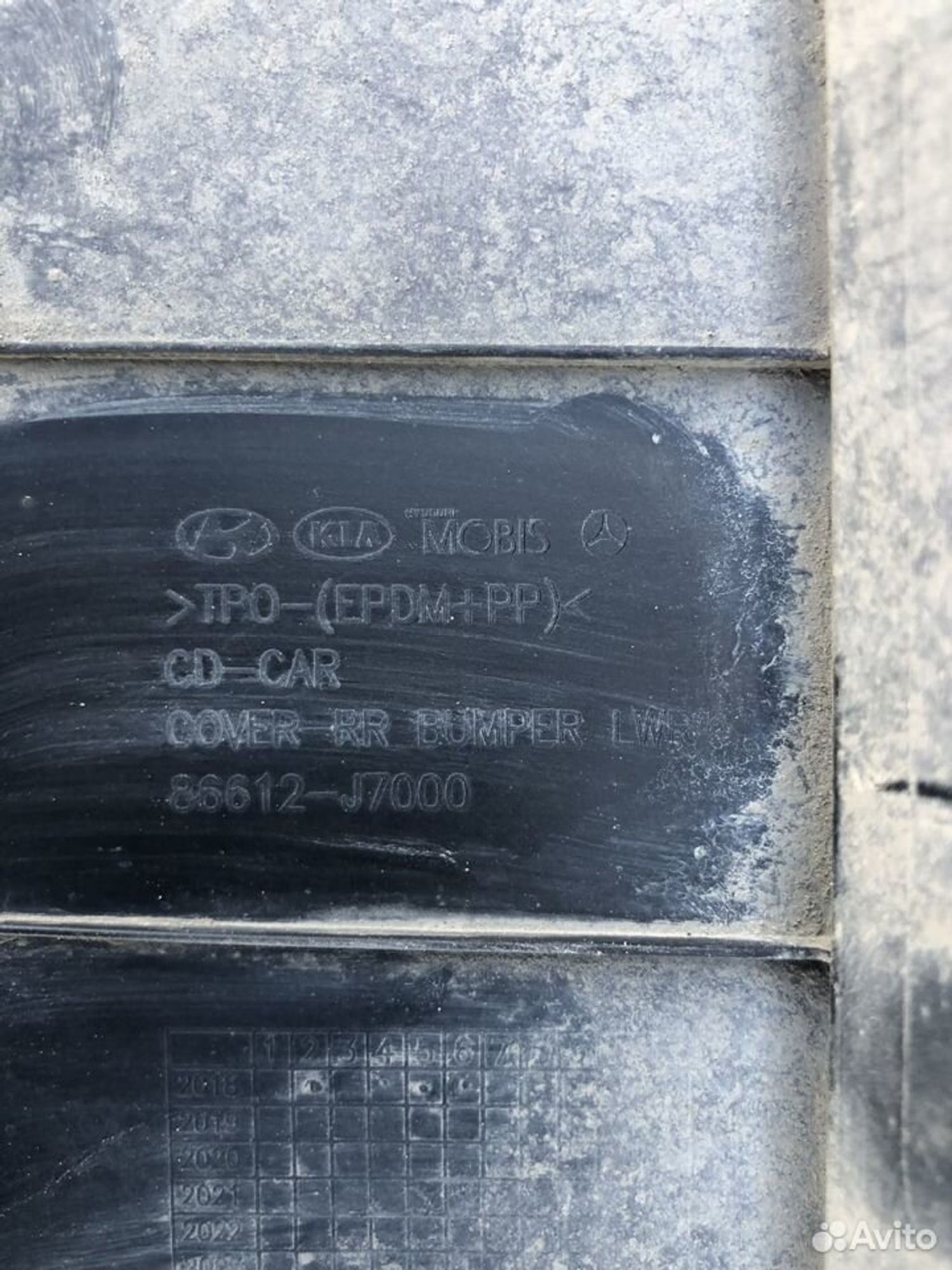 Спойлер заднего бампера Киа Сид 3 18-21, 2500 рублей, Челябинск