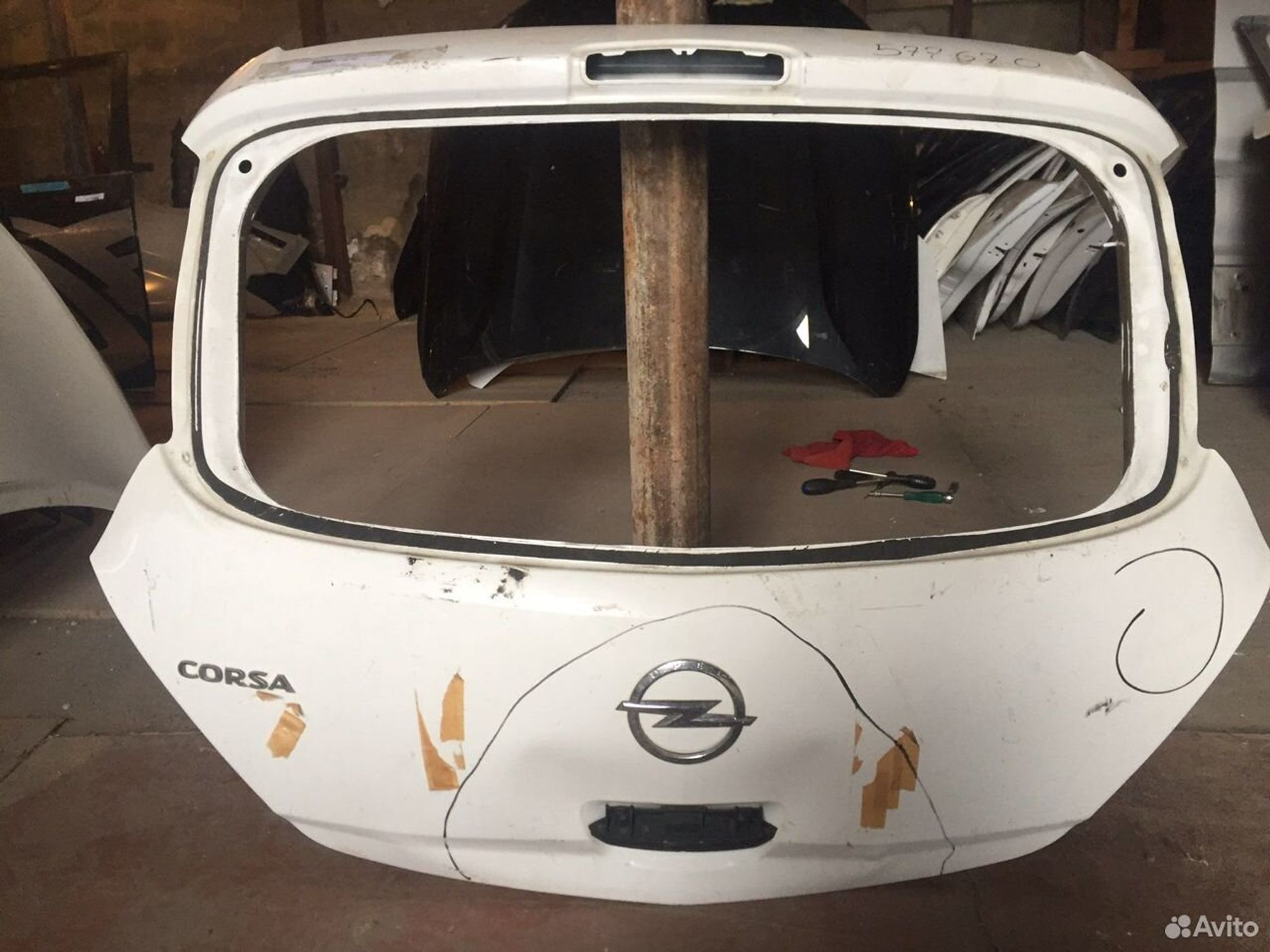 Крышка багажника Опель Корса D, 3000 рублей, Челябинск