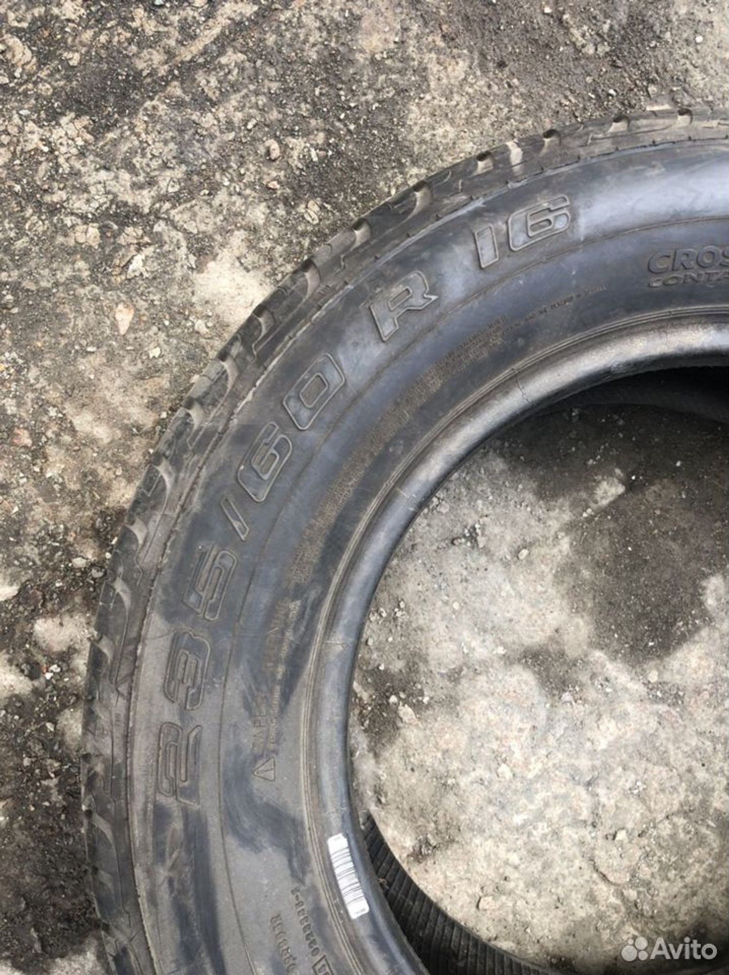 Continental ContiCrossContact UHP 235/60 R16 102, 1 шт, 4000 рублей, Челябинск