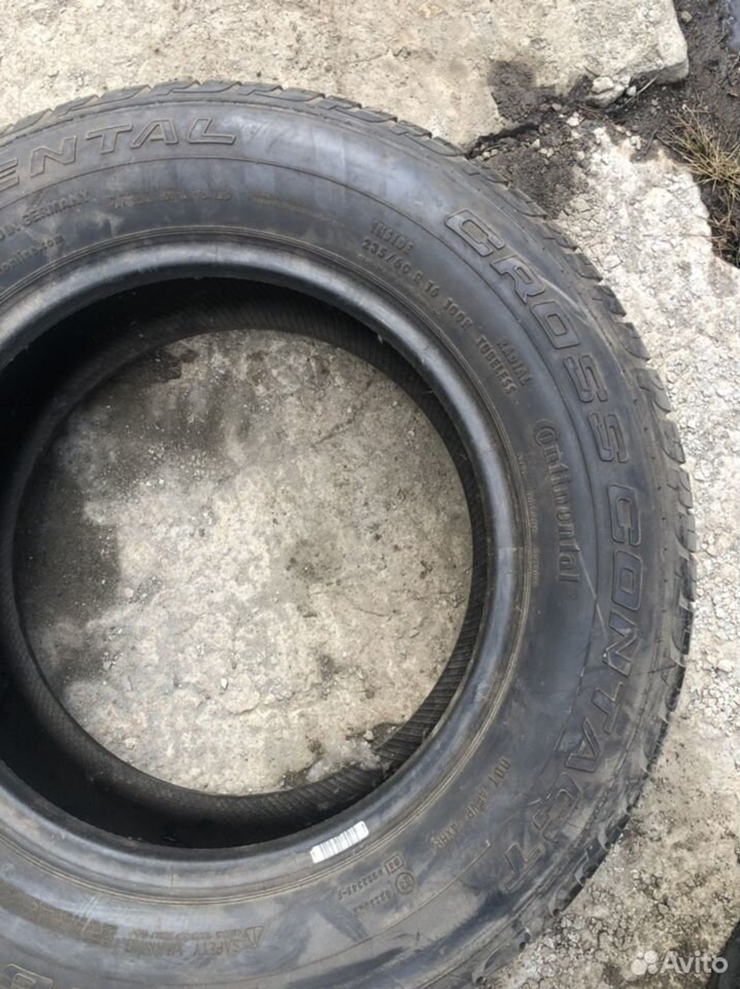 Continental ContiCrossContact UHP 235/60 R16 102, 1 шт, 4000 рублей, Челябинск