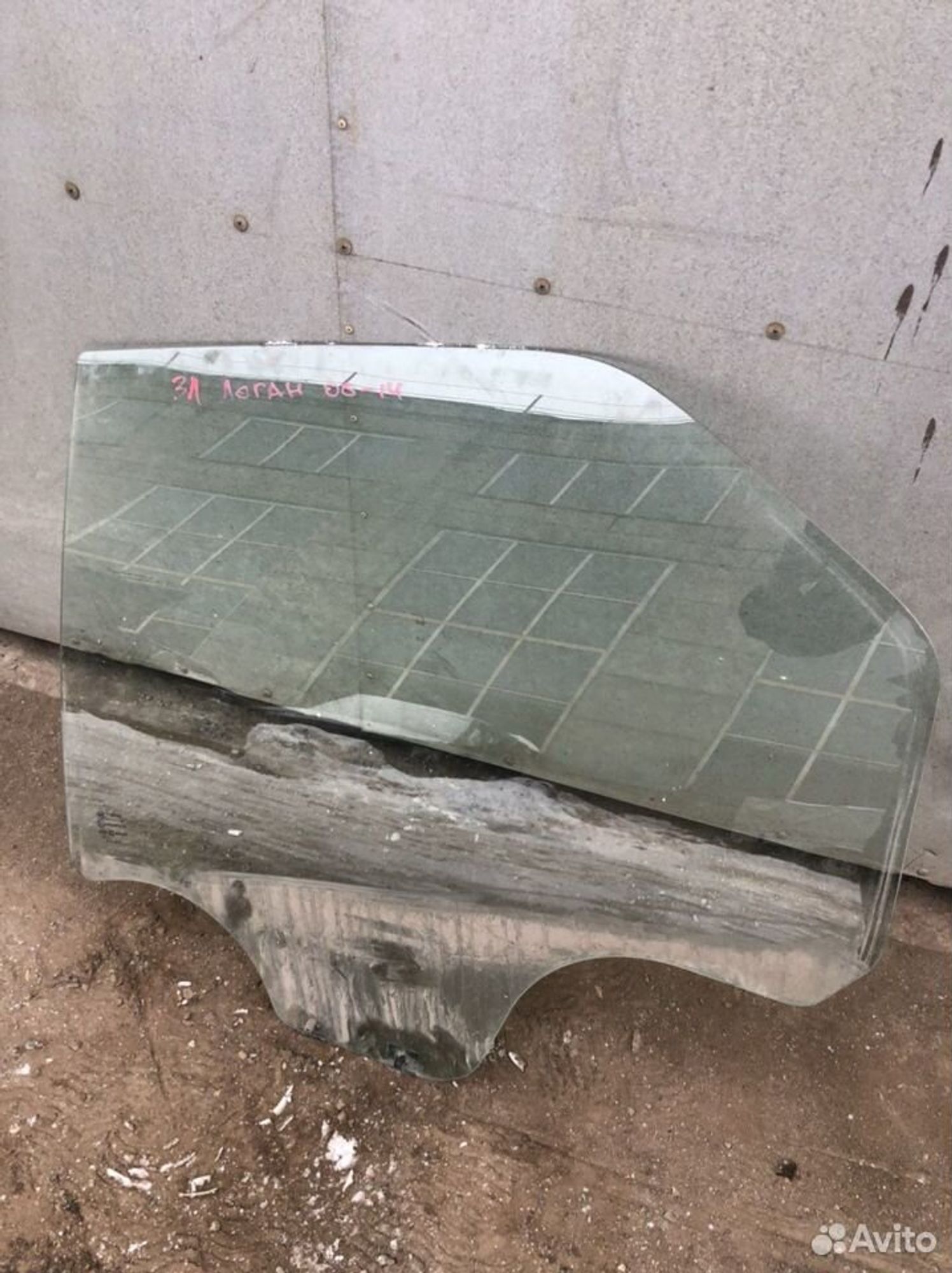 Стекло задней левой двери Рено Логан 05-14, 1000 рублей, Челябинск