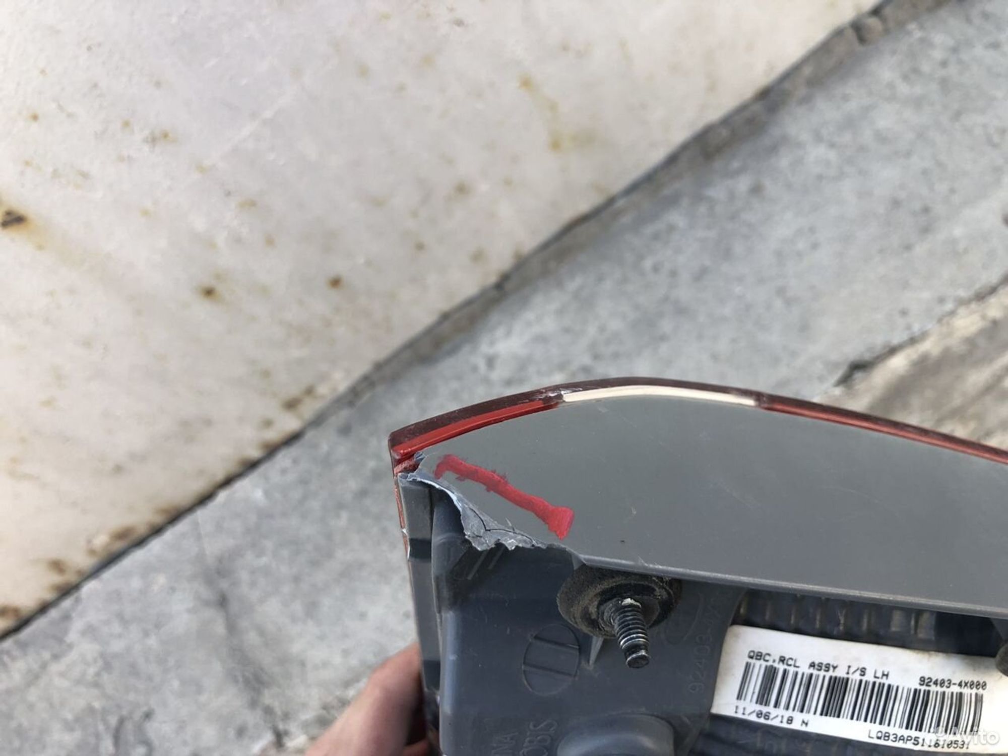 Фонарь задний внутренний левый Киа Рио 3, 2000 рублей, Челябинск