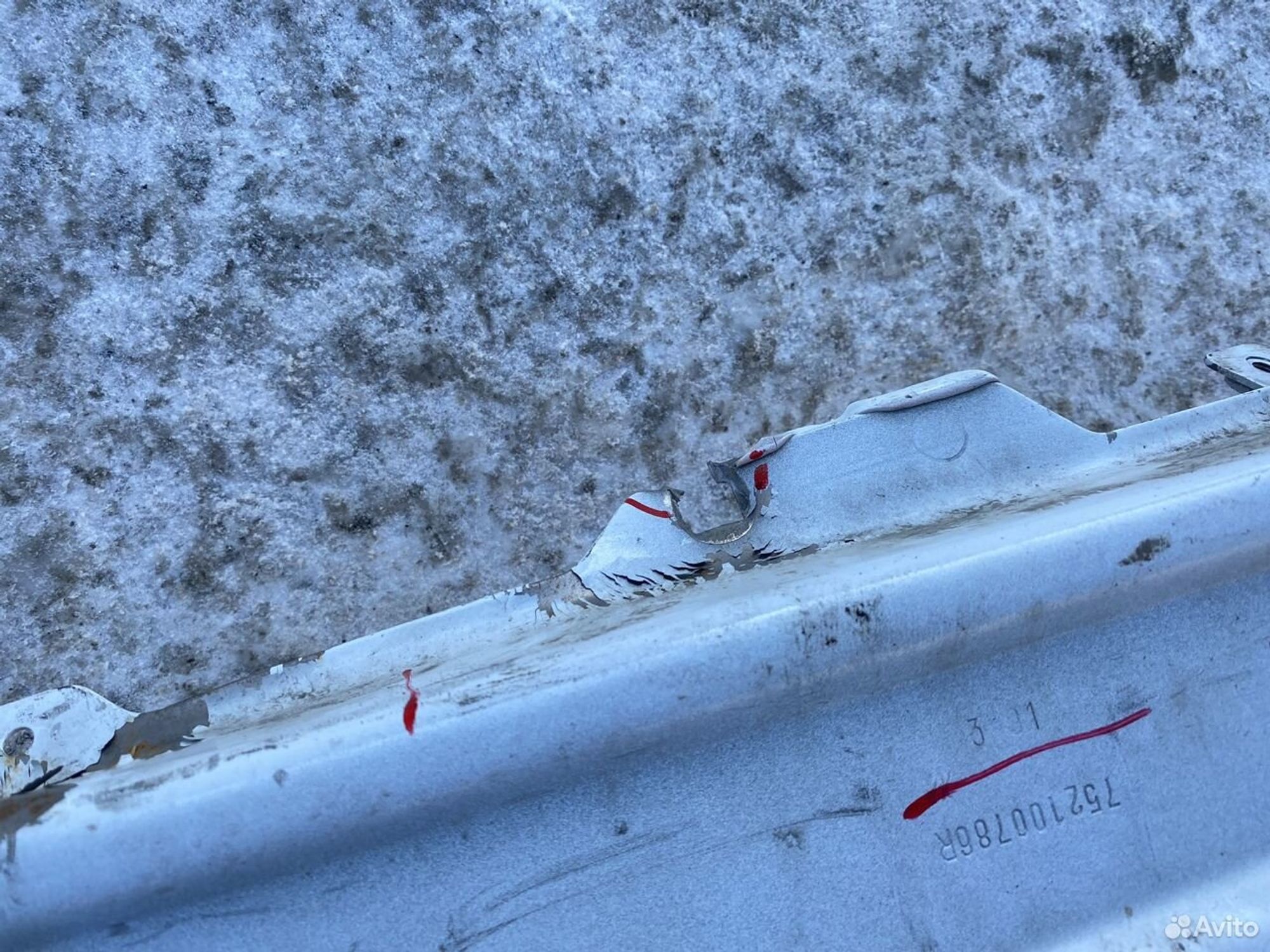 Усилитель переднего бампера Лада Ларгус FL 2020, 2000 рублей, Челябинск