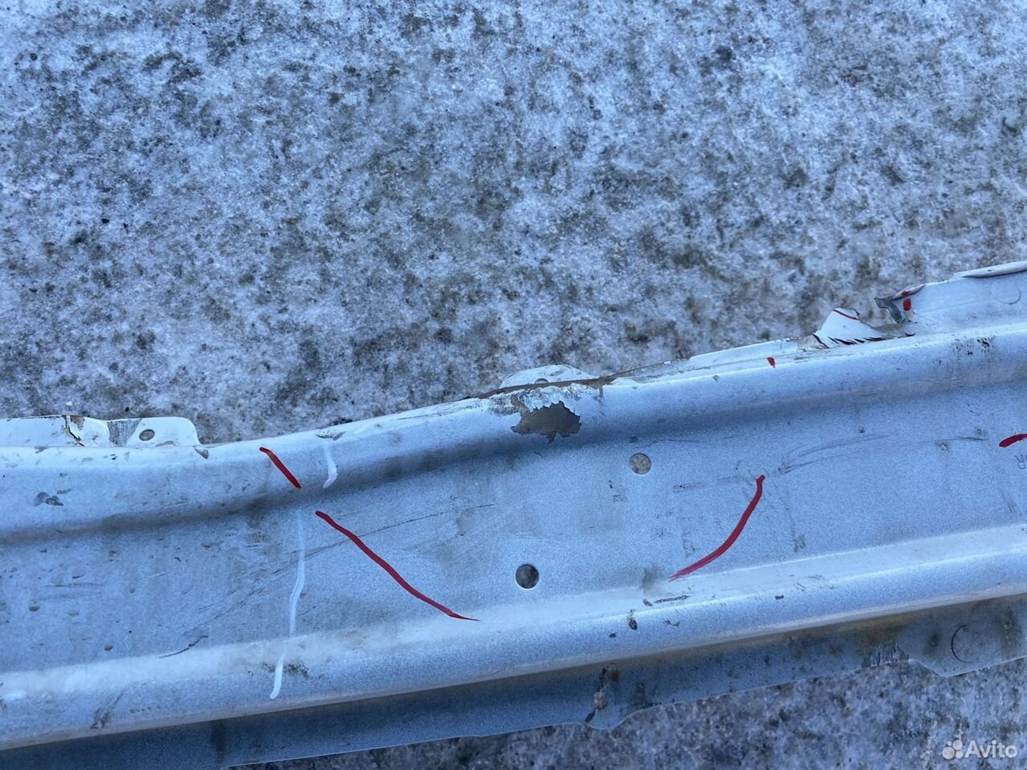 Усилитель переднего бампера Лада Ларгус FL 2020, 2000 рублей, Челябинск