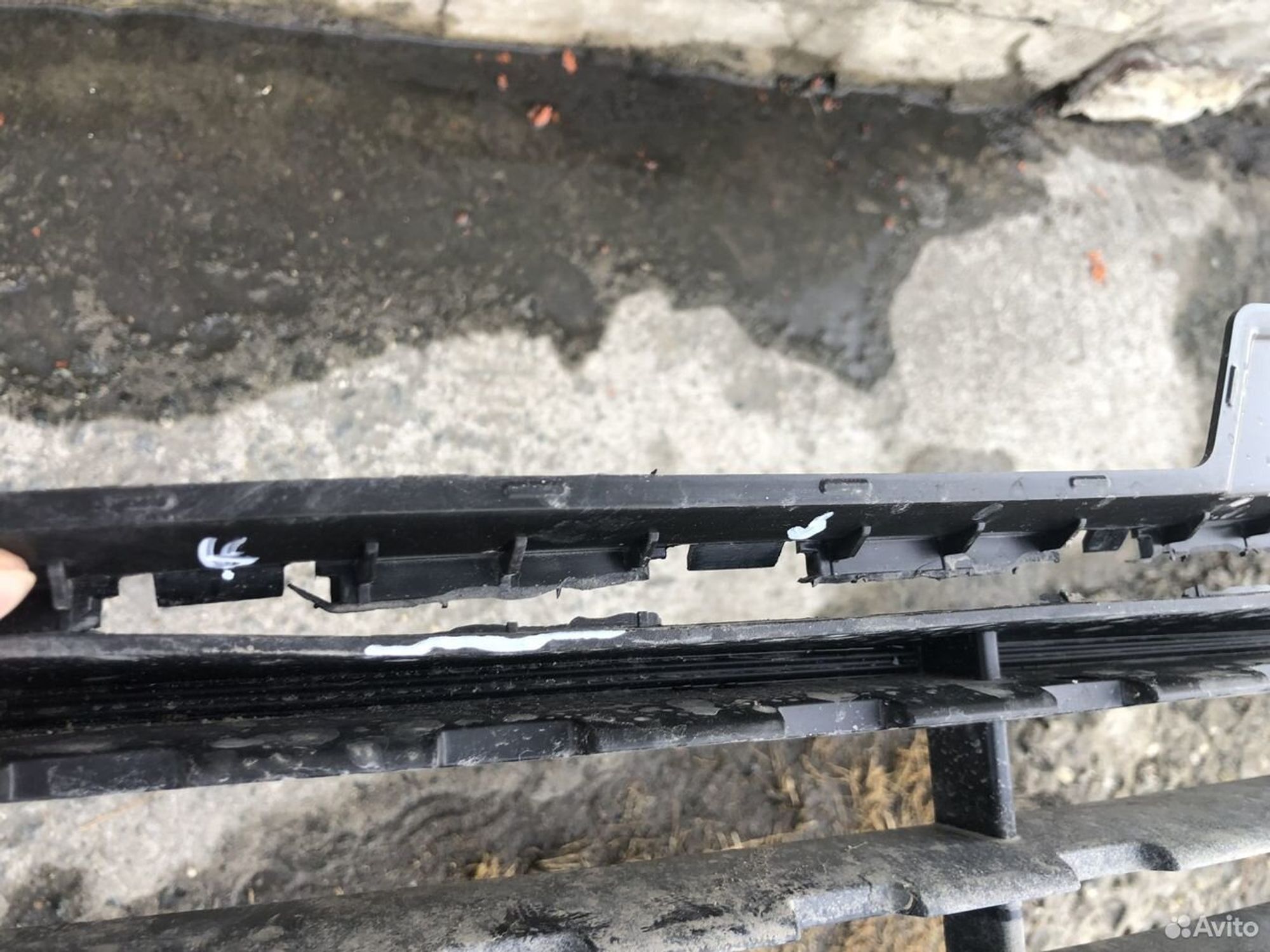 Спойлер юбка переднего бампера Киа Рио X-Line, 6000 рублей, Челябинск