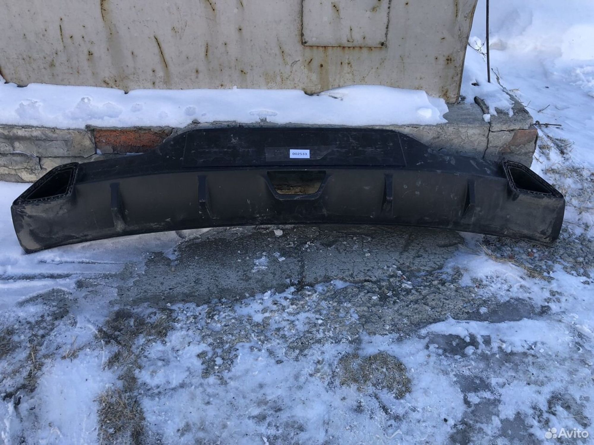 Накладка заднего бампера Киа Рио 4 рест 20, 3500 рублей, Челябинск