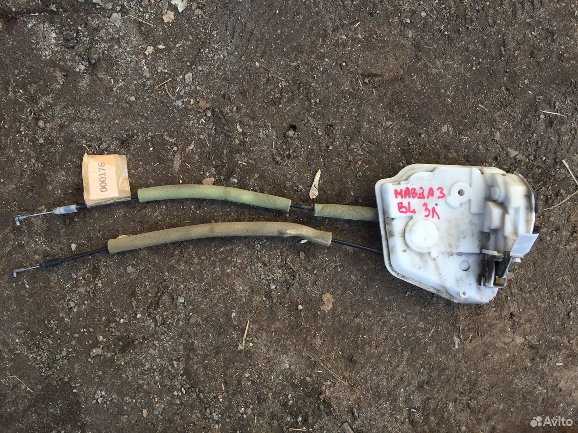 Замок задней левой двери Мазда 3 BL седан, 1500 рублей, Челябинск