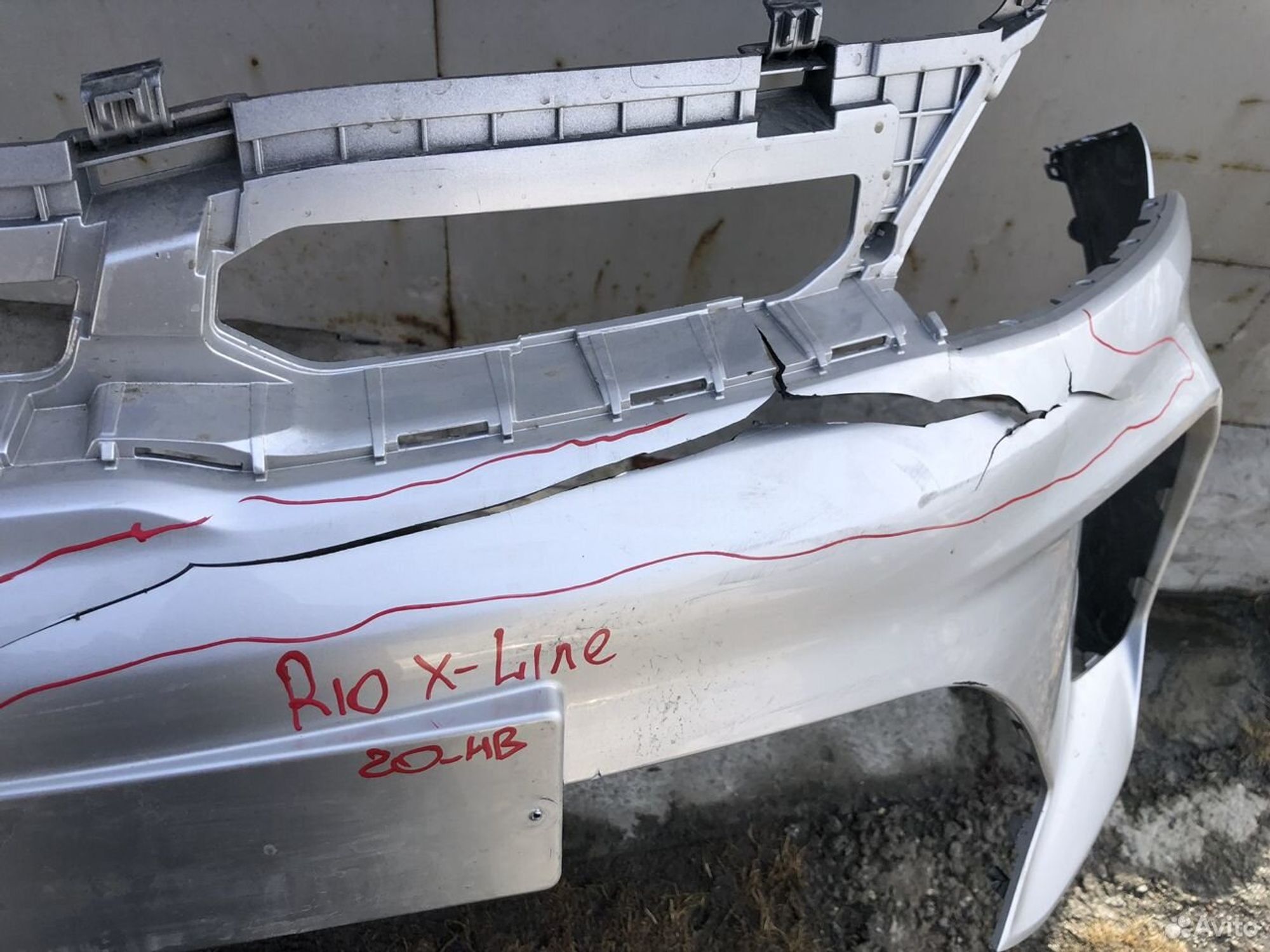 Бампер передний Киа Рио X-Line 2020-нв, 2000 рублей, Челябинск