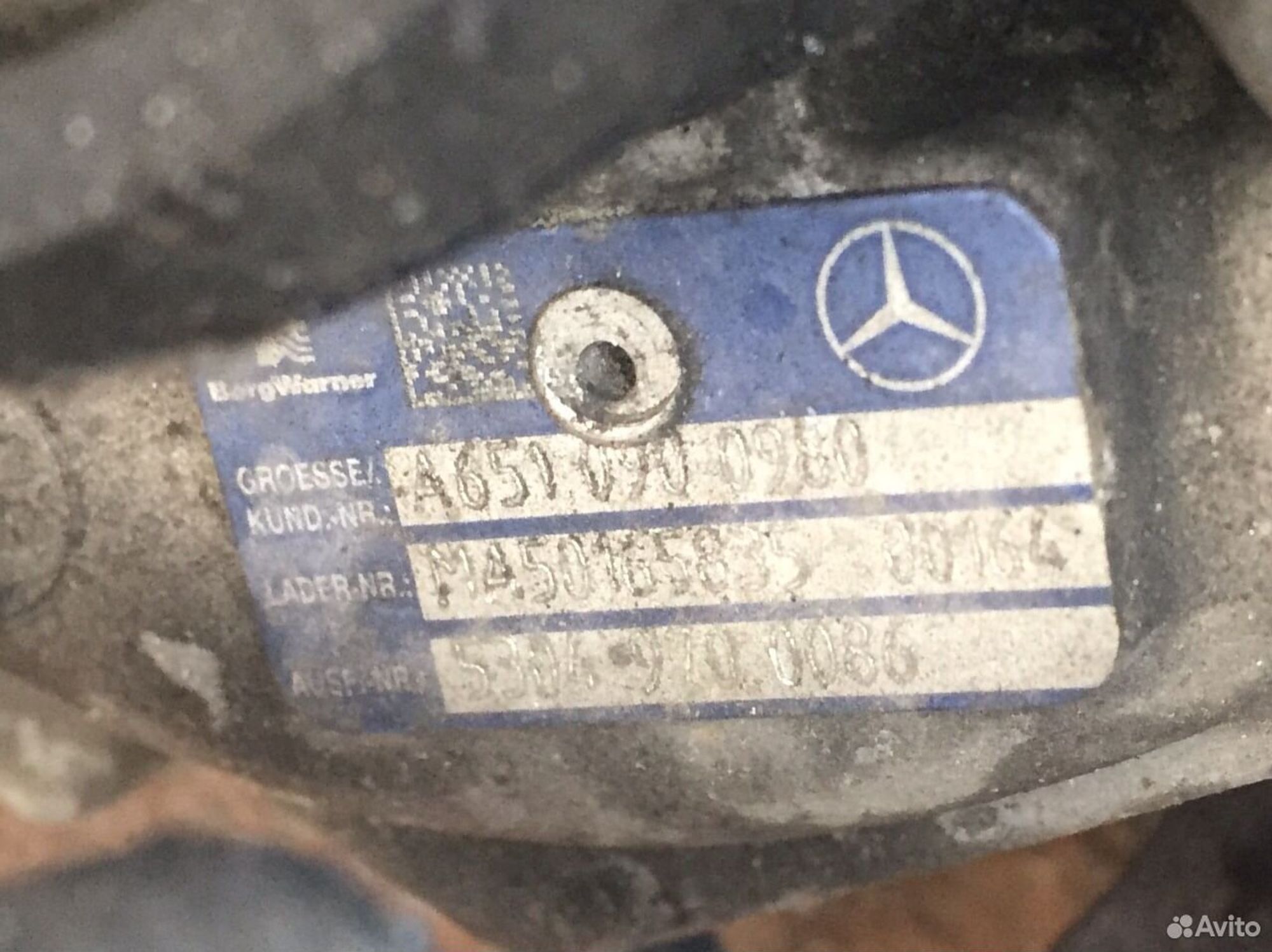 Турбина в сборе Мерседес Спринтер w906 om651, 19000 рублей, Челябинск