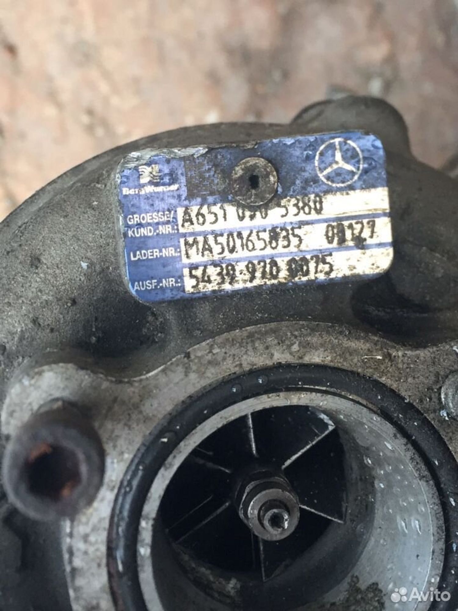 Турбина в сборе Мерседес Спринтер w906 om651, 19000 рублей, Челябинск