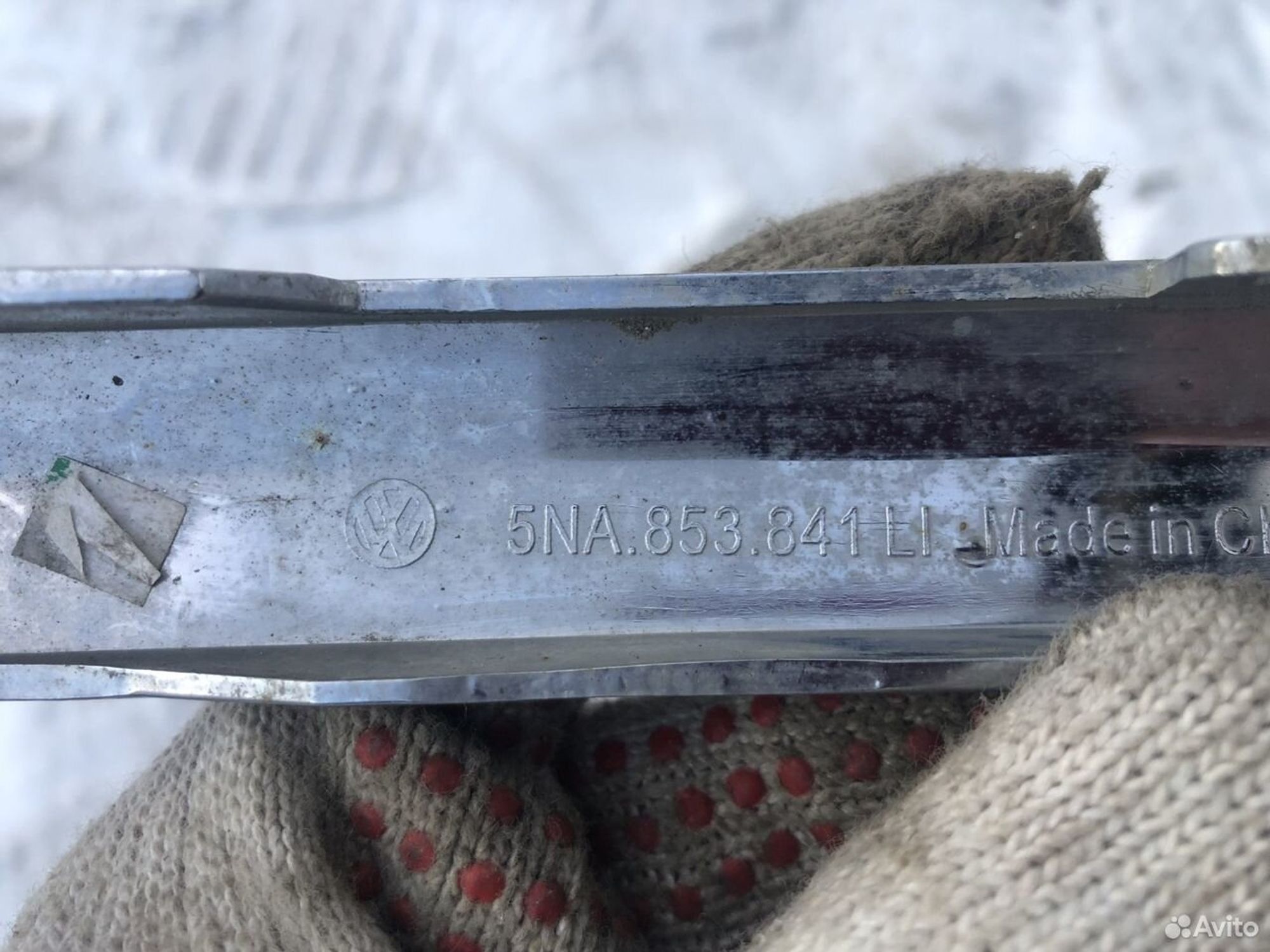 Молдинг бампера заднего лев Фольксваген Тигуан 2, 2000 рублей, Челябинск