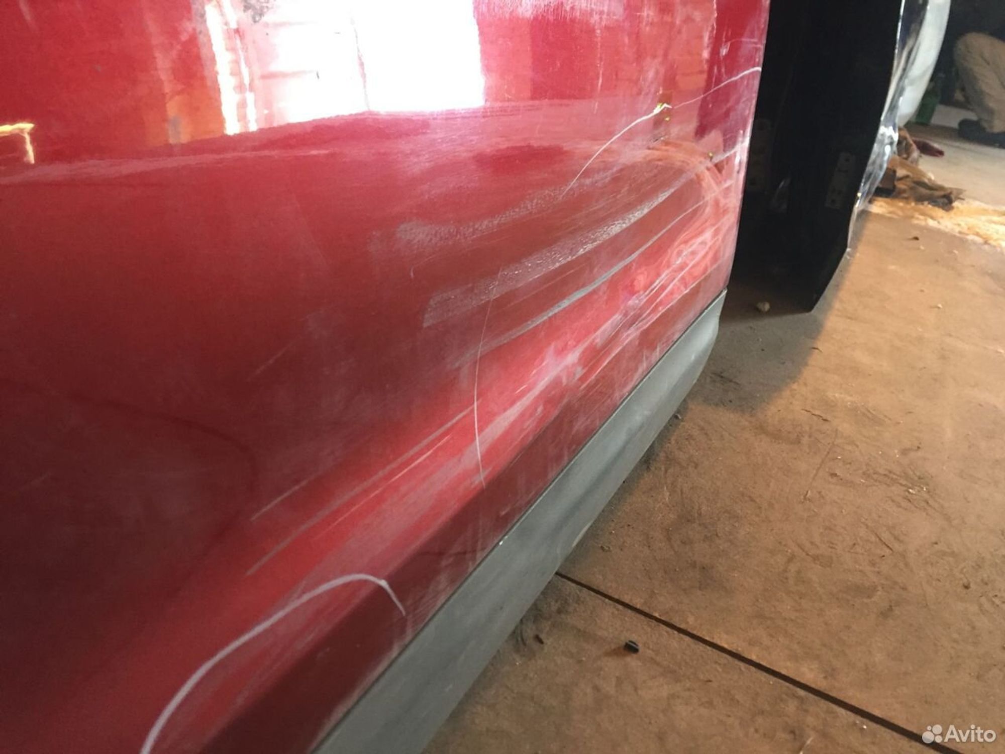 Дверь передняя правая Nissan Qashgai J11 красная, 6500 рублей, Челябинск