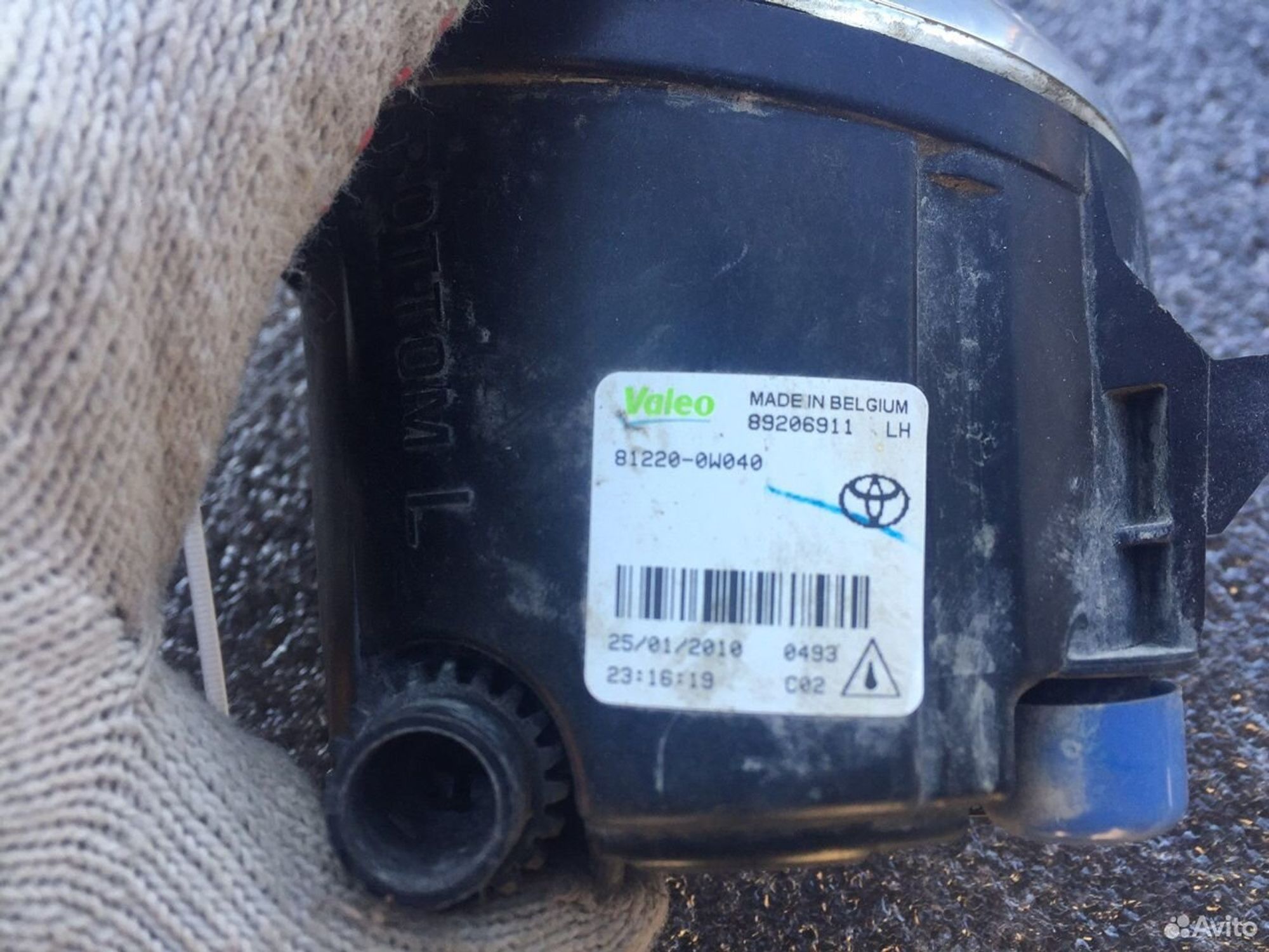 Фара противотуманная левая Тойота Лэнд Крузер Прад, 1500 рублей, Челябинск