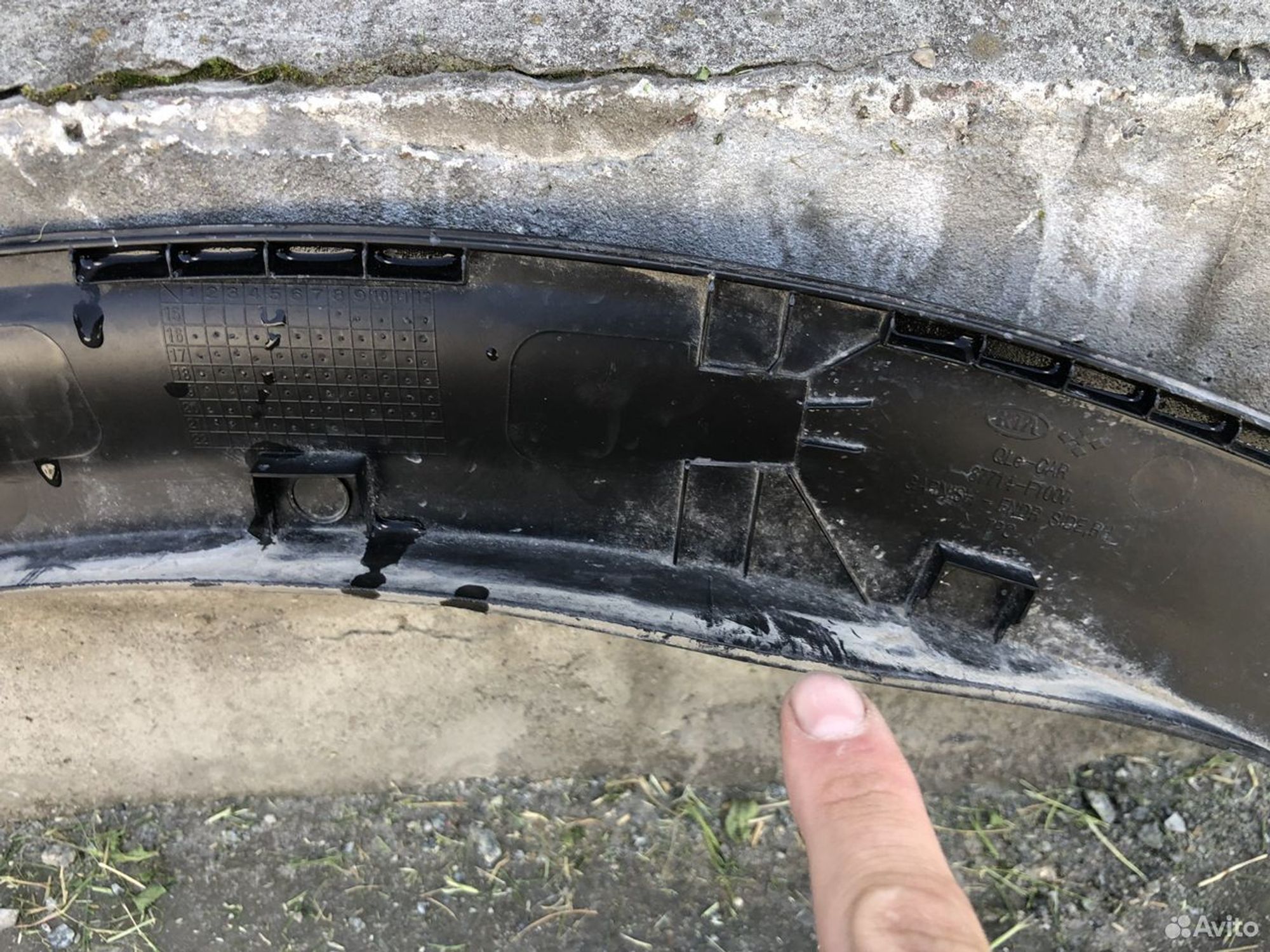 Накладка переднего правого крыла Киа Спортейдж 4, 1000 рублей, Челябинск