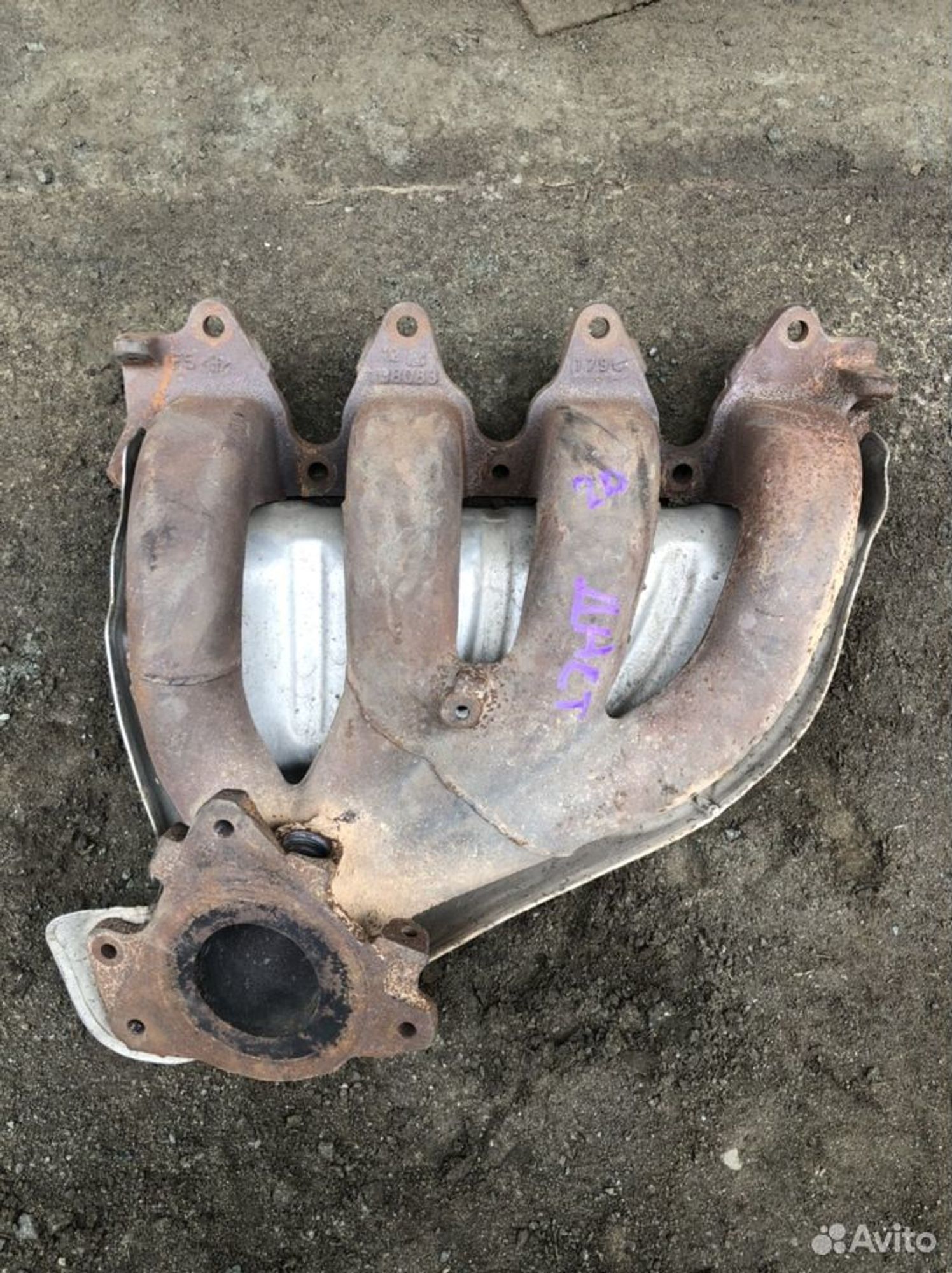 Коллектор выпускной Рено Дастер F4R 2.0, 3500 рублей, Челябинск