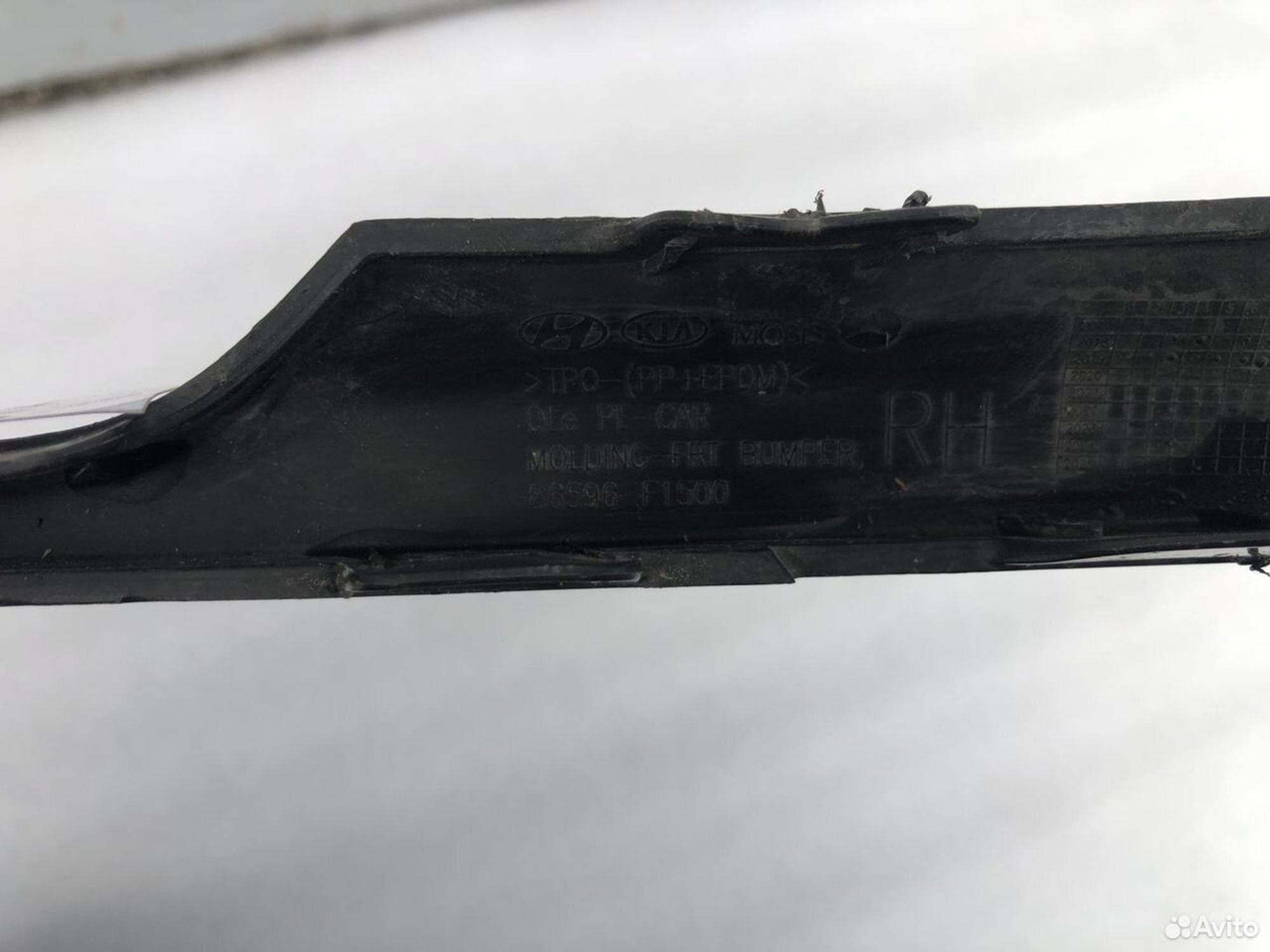 Молдинг переднего бампера правый Киа Спортейдж 4, 3800 рублей, Челябинск