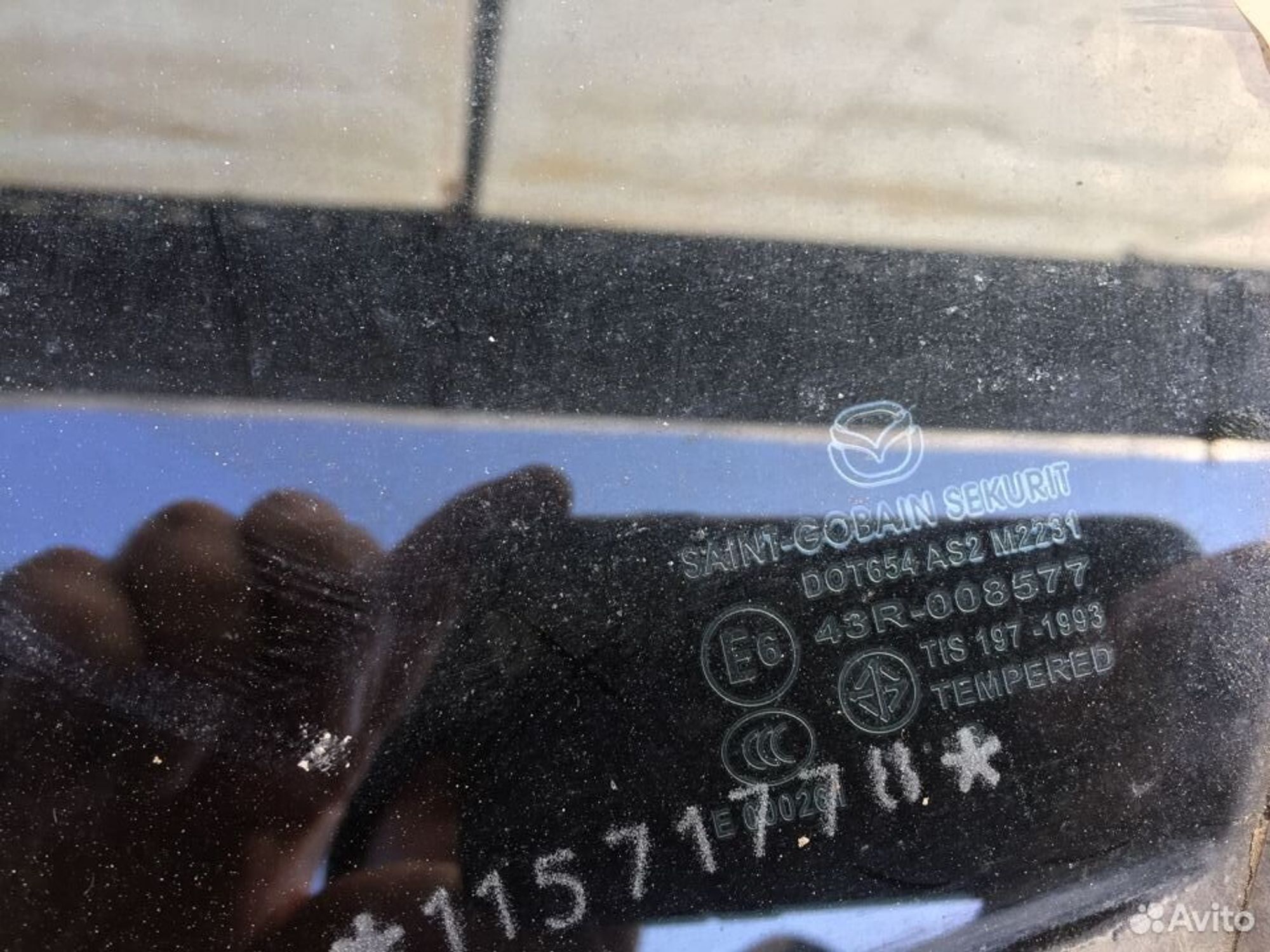 Форточка задней левой двери Мазда 3 BL седан, 1000 рублей, Челябинск