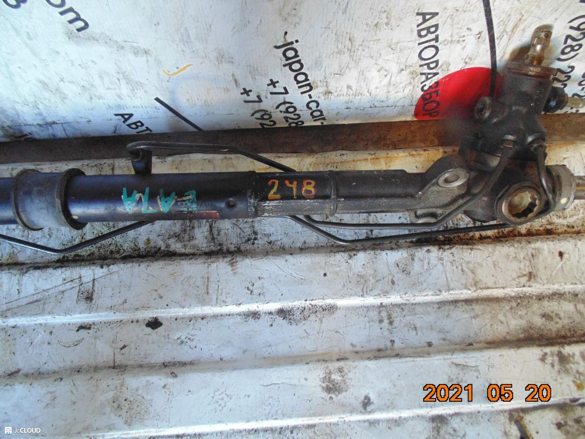 248 рулевая рейка MITSUBISHI GALANT EA7A, 9000 рублей, Невинномысск