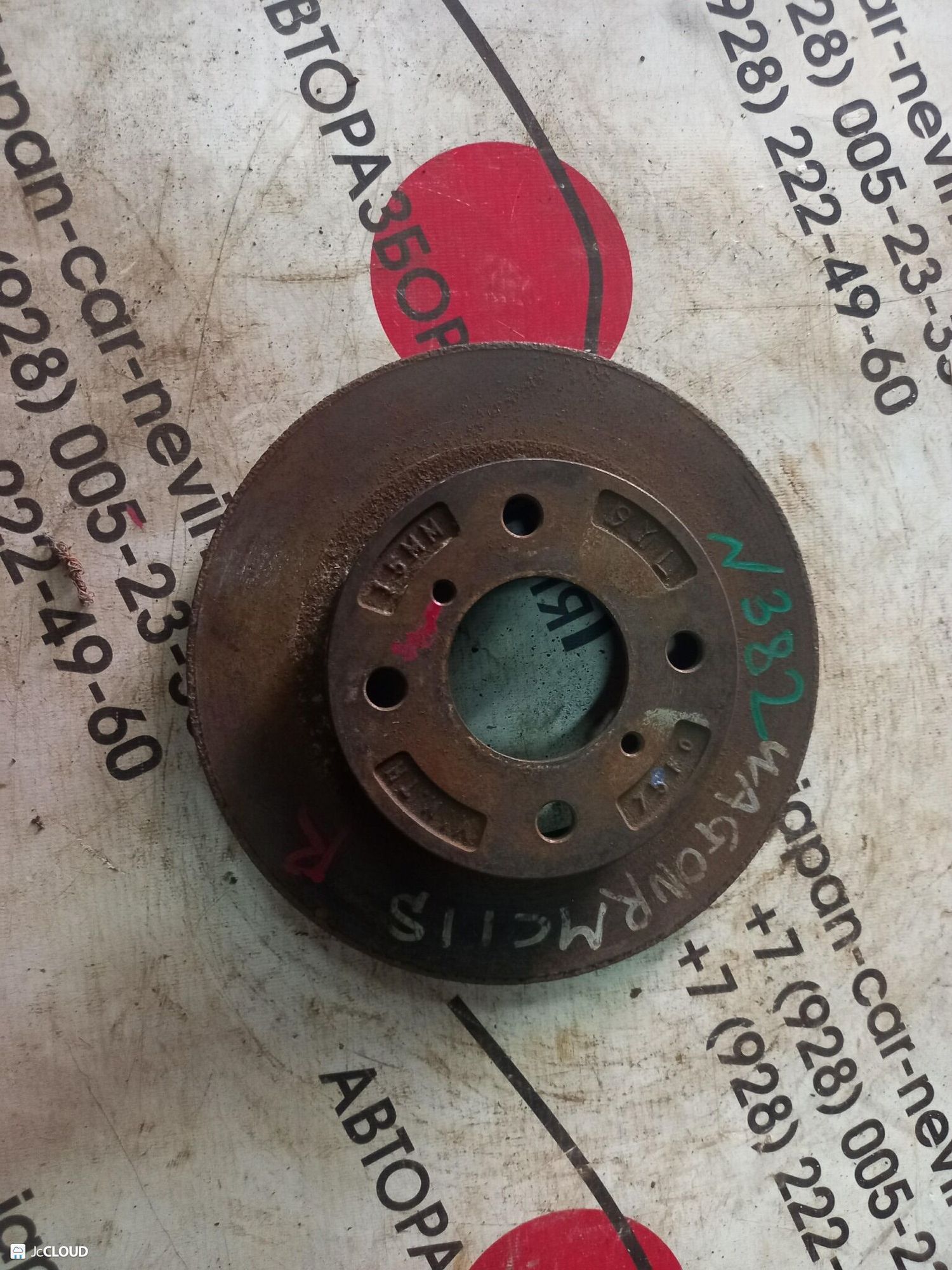 382 тормозной диск SUZUKI AERIO RB21S, 1800 рублей, Невинномысск