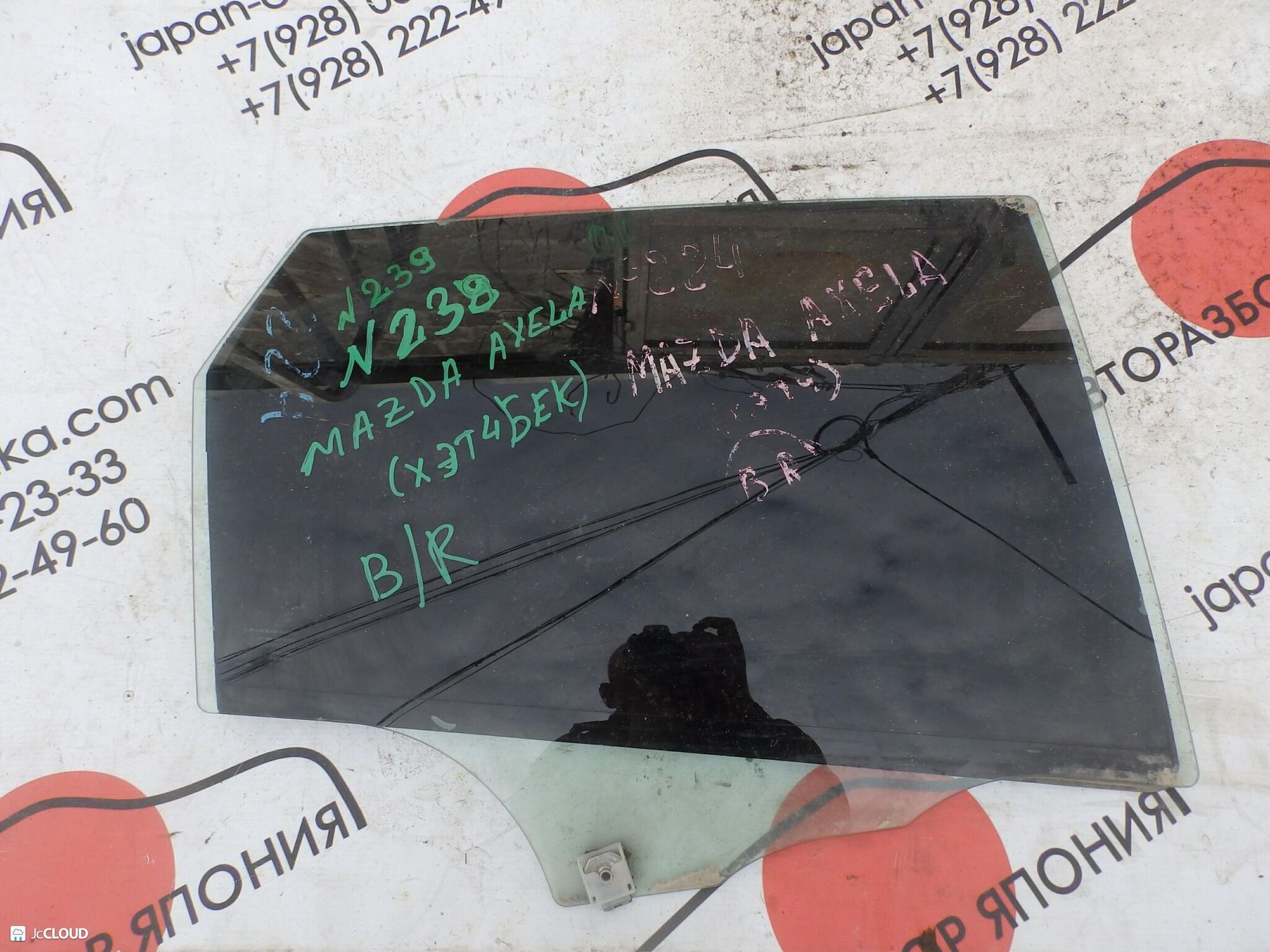 239 Стекло двери задней правой MAZDA AXELA BK3P, 1500 рублей, Невинномысск