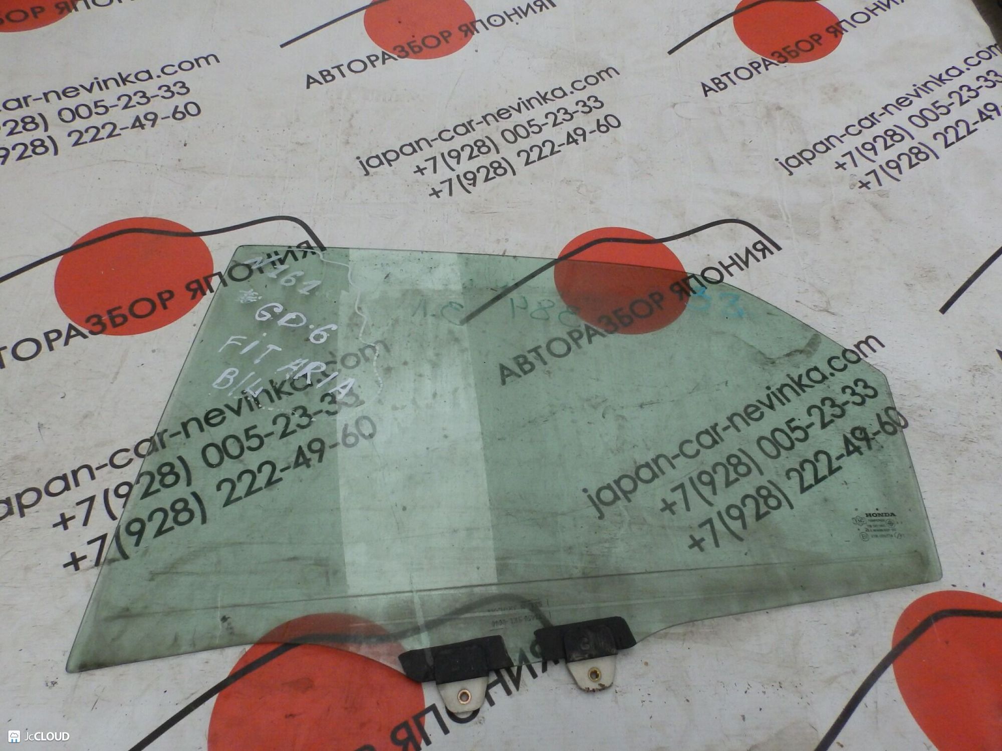 161 Стекло двери задней левой HONDA FIT ARIA GD6, 1500 рублей, Невинномысск