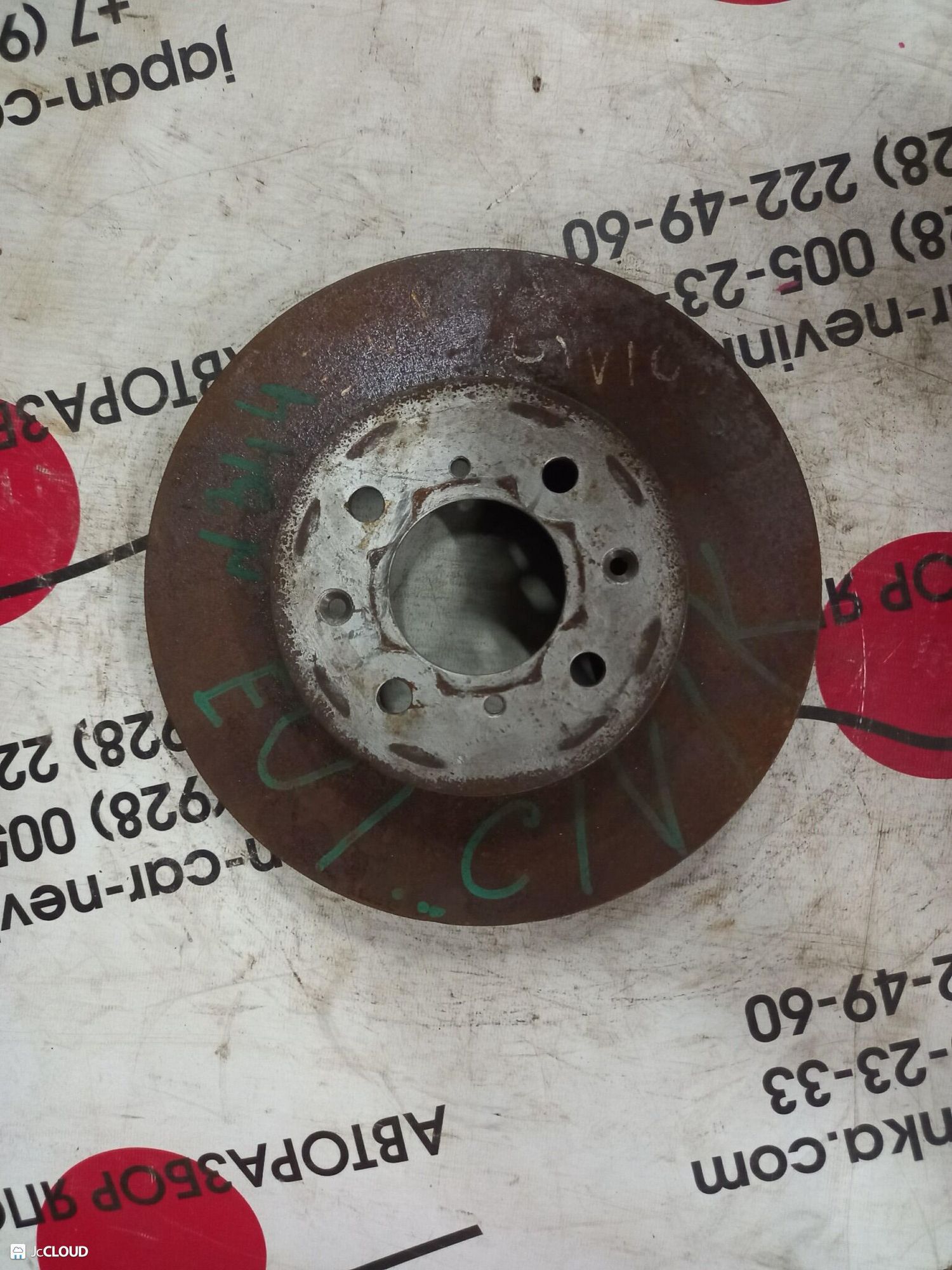 344 Диск тормозной передний HONDA CIVIC EC8, 2000 рублей, Невинномысск