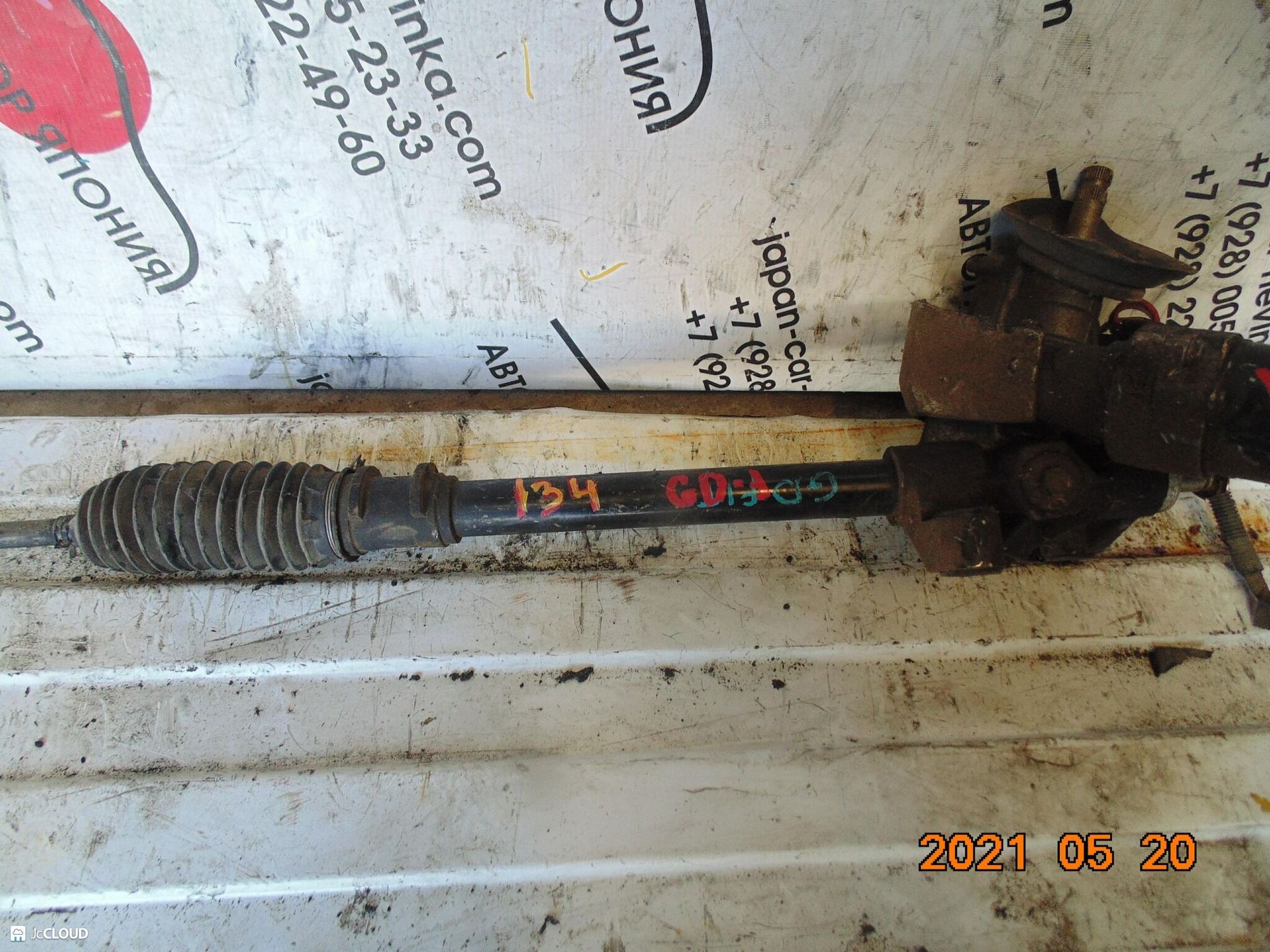 134 рулевая рейка HONDA IMPREZA GD1, 12500 рублей, Невинномысск