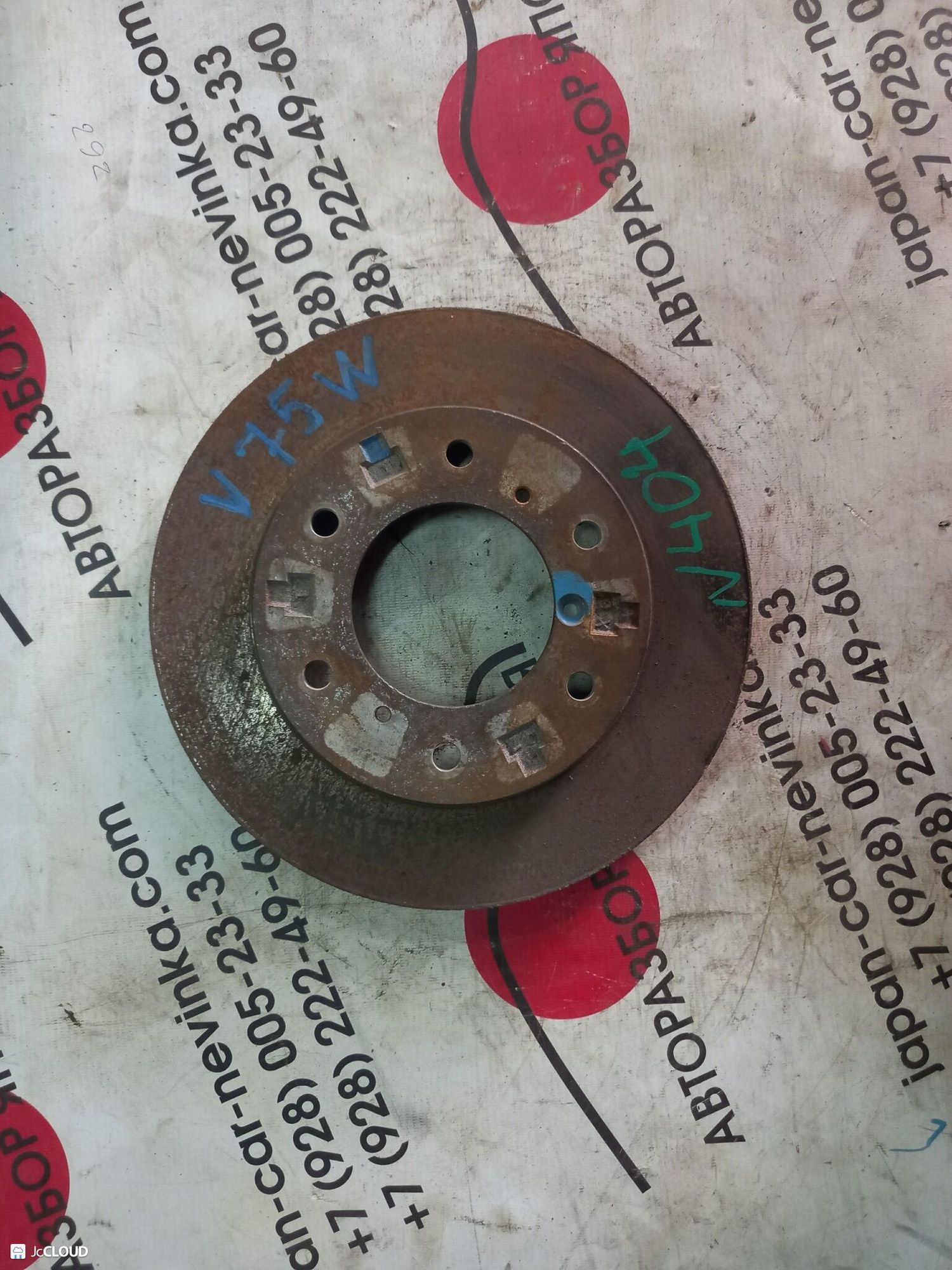 404 тормозной диск MITSUBISHI PAJERO N75W, 2000 рублей, Невинномысск