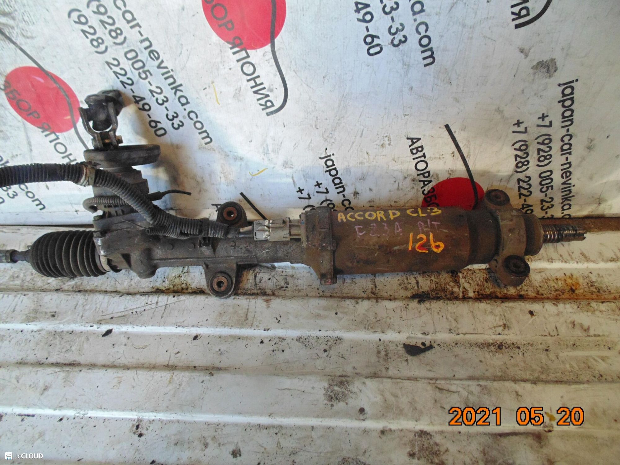 126 рулевая рейка HONDA ACCORD CL3, 12500 рублей, Невинномысск