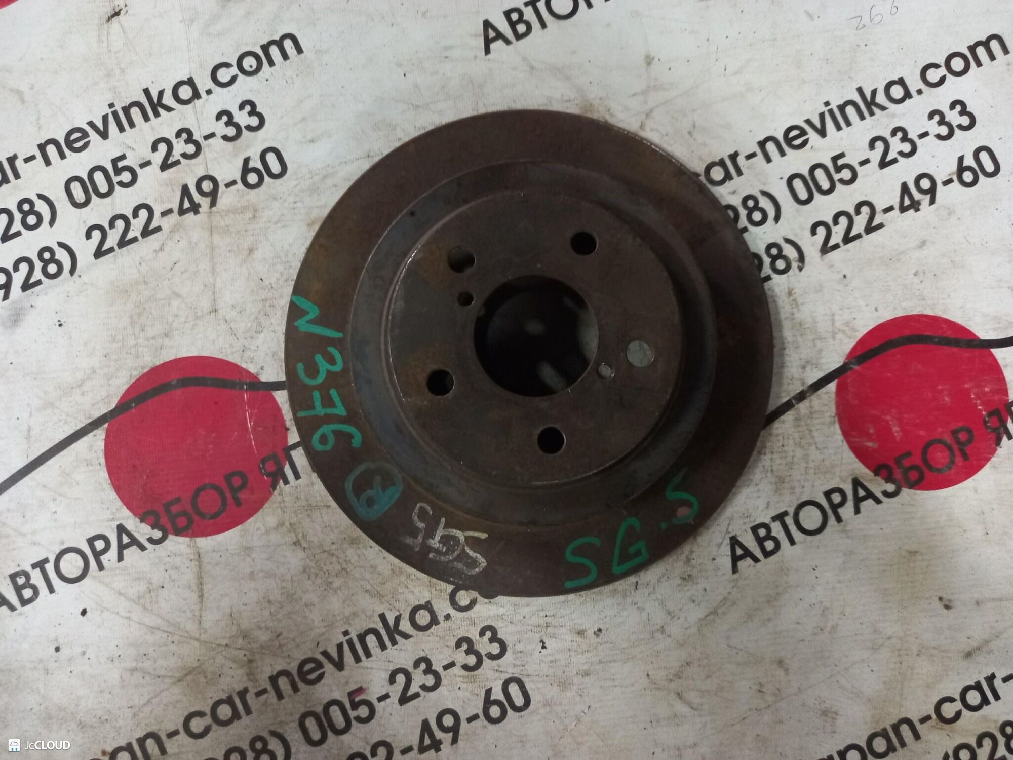 376 тормозной диск  SUBARU FORESTER SG5, 2000 рублей, Невинномысск