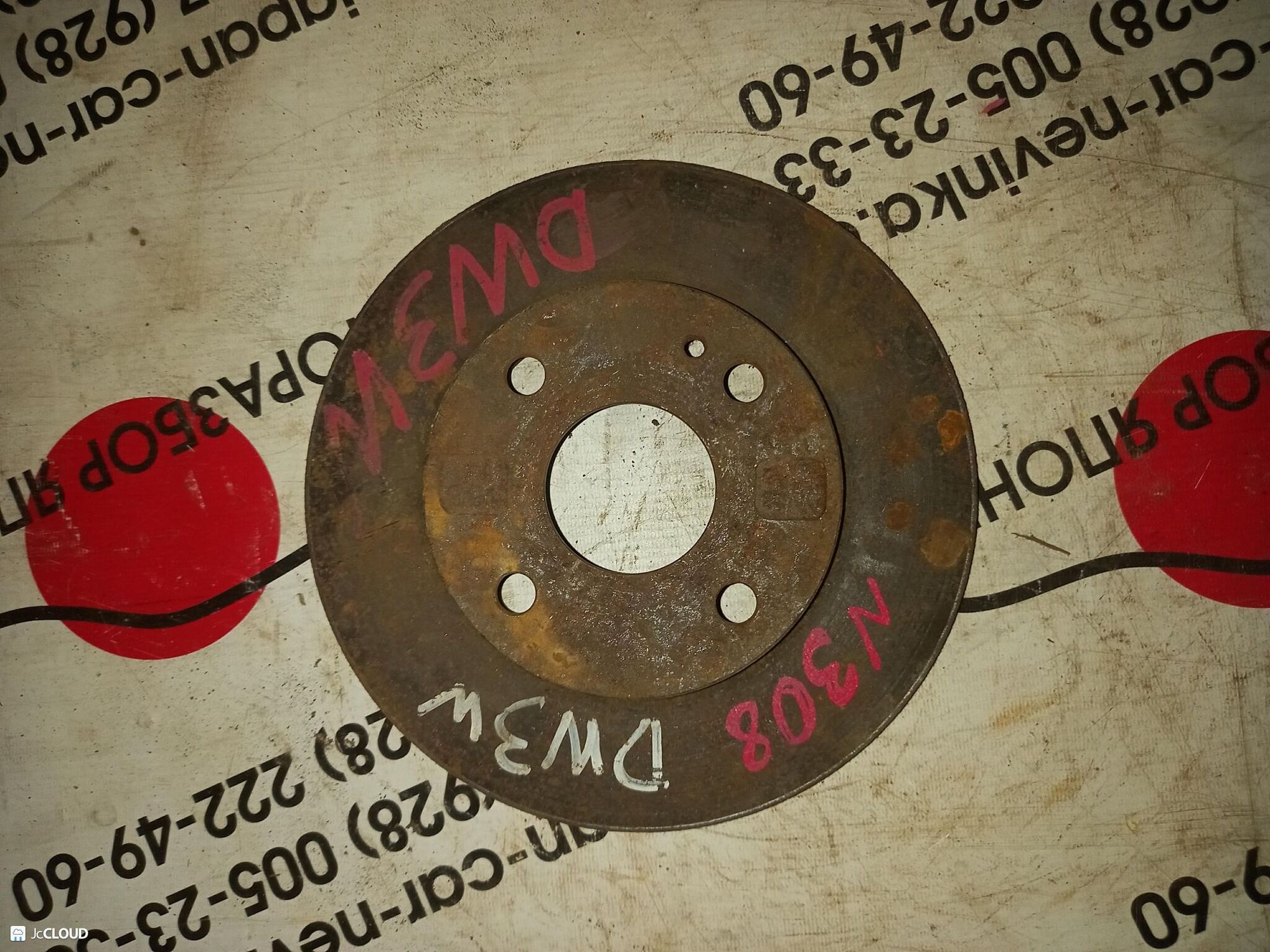 308 Диск тормозной передний MAZDA DEMIO PW3W, 2000 рублей, Невинномысск