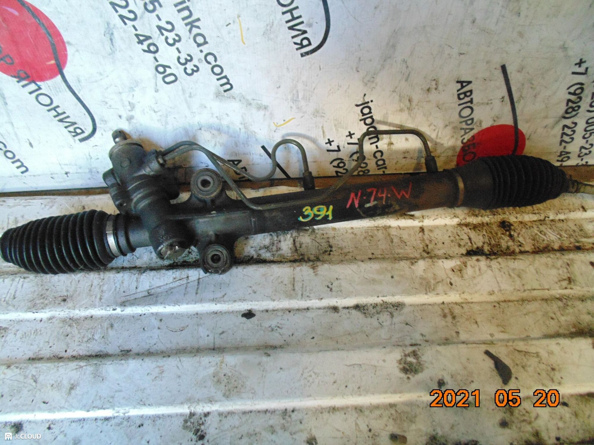 391 рулевая рейка MITSUBISHI RVR N74W, 12500 рублей, Невинномысск